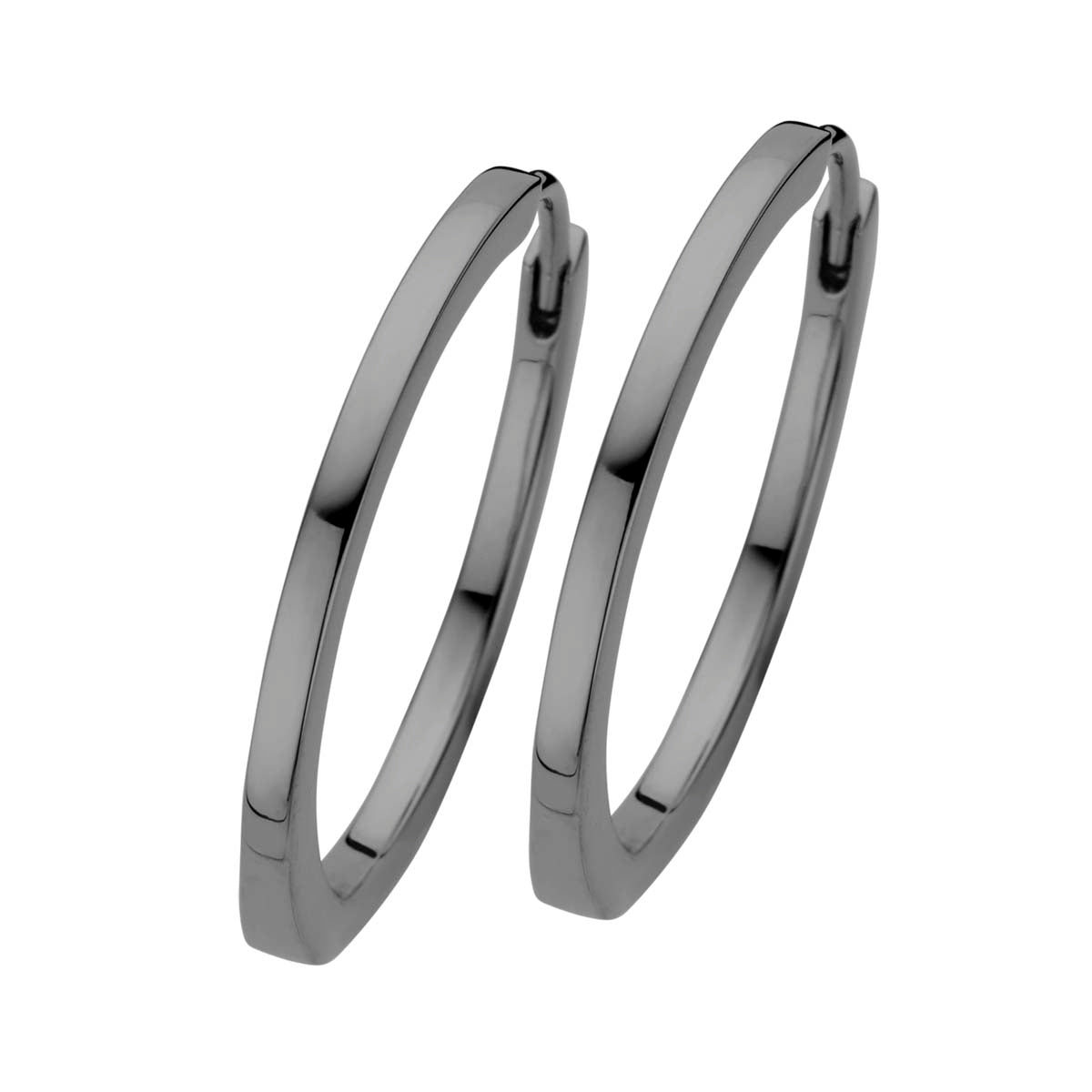 Passion øreringe large - sterlingsølv ruthineret-1