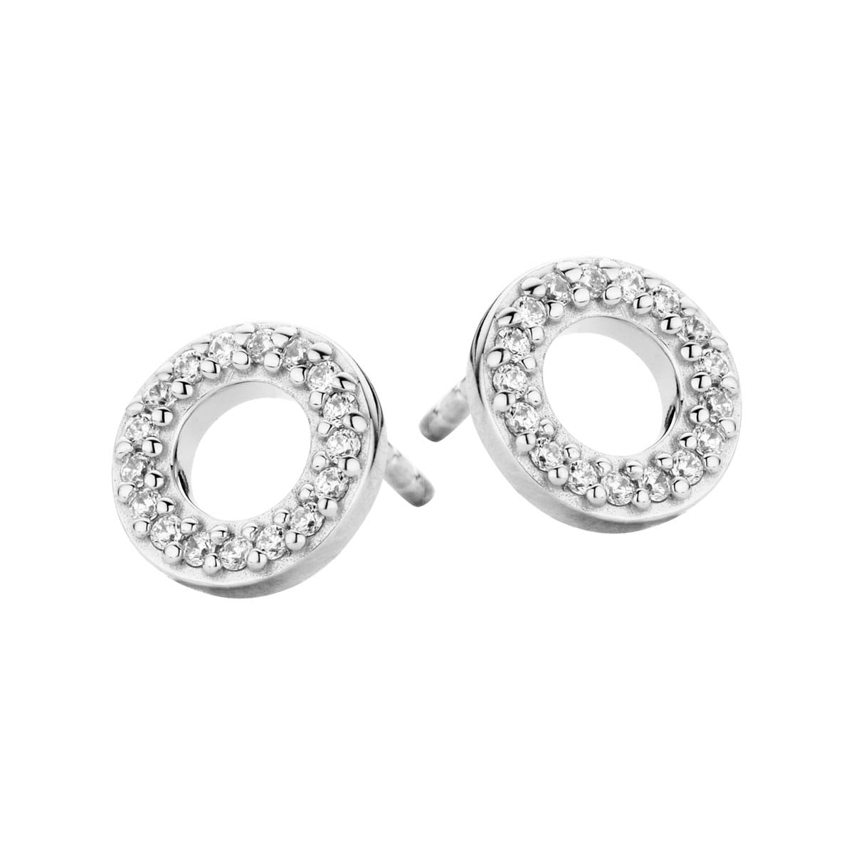 Trend øreringe - sterlingsølv - zirkonia-1