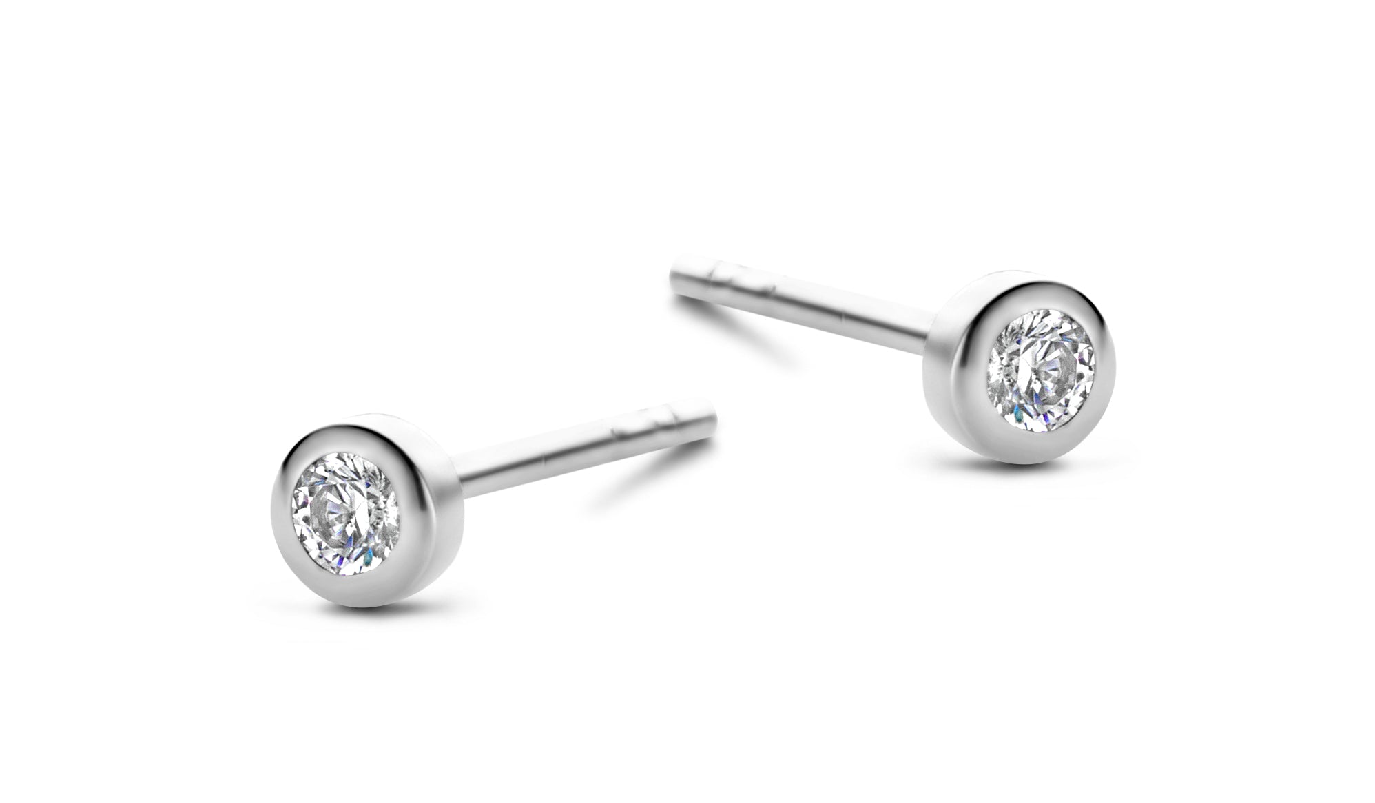 Symphony øreringe - sterlingsølv - zirkonia-1