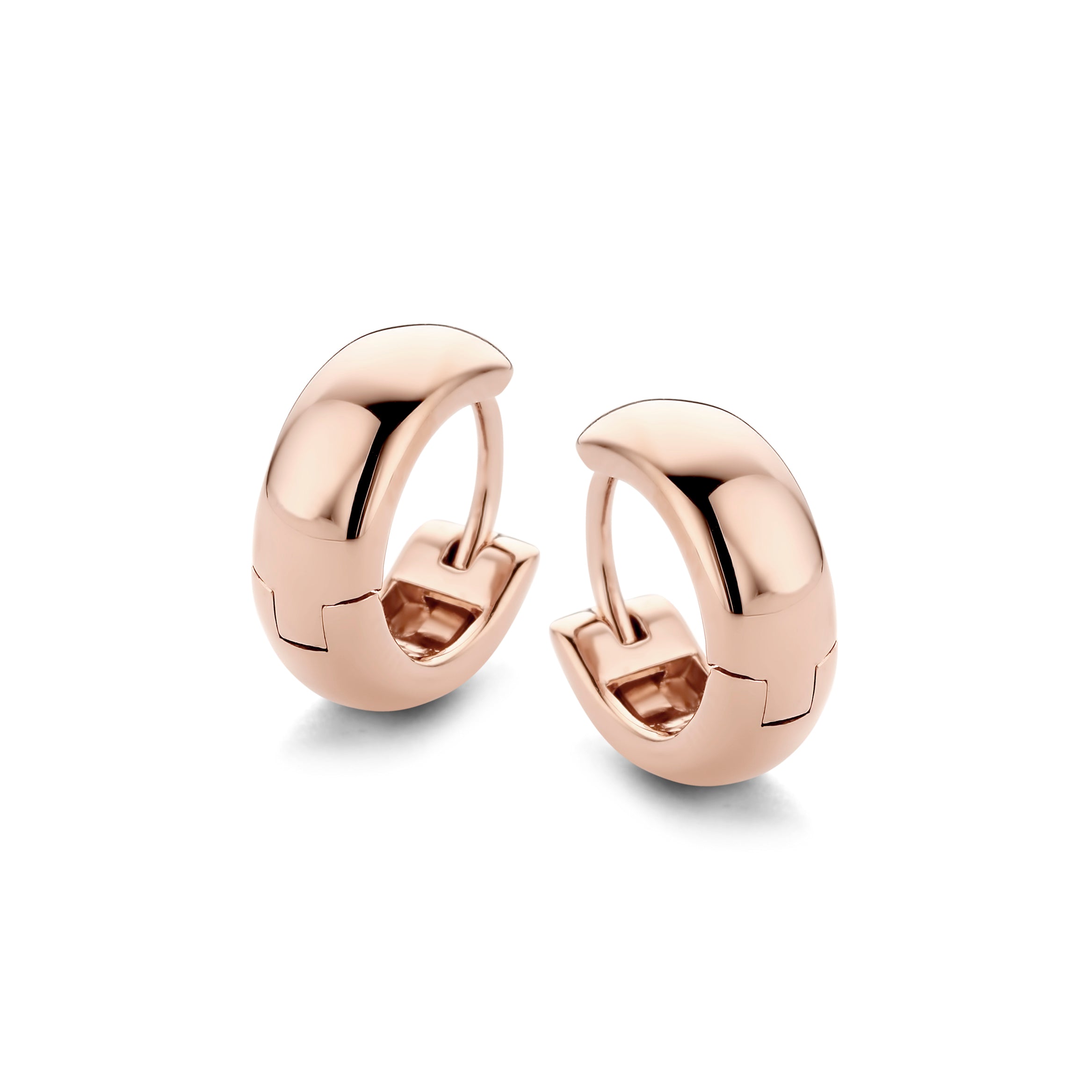 Vivendi øreringe - sterlingsølv rosa forgyldt-1