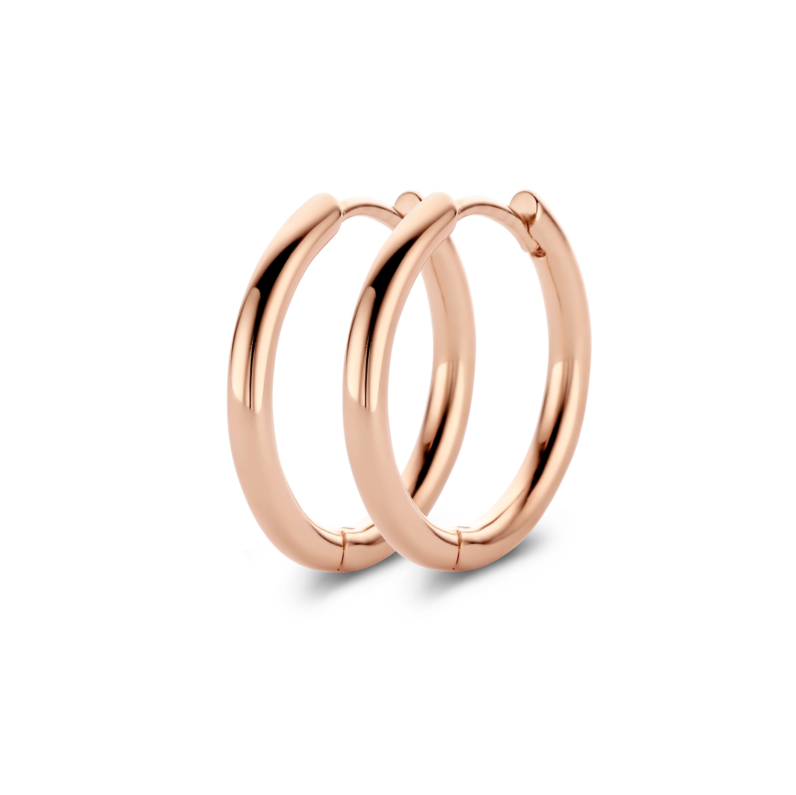 Balance hoops - sterlingsølv rosa forgyldt-1
