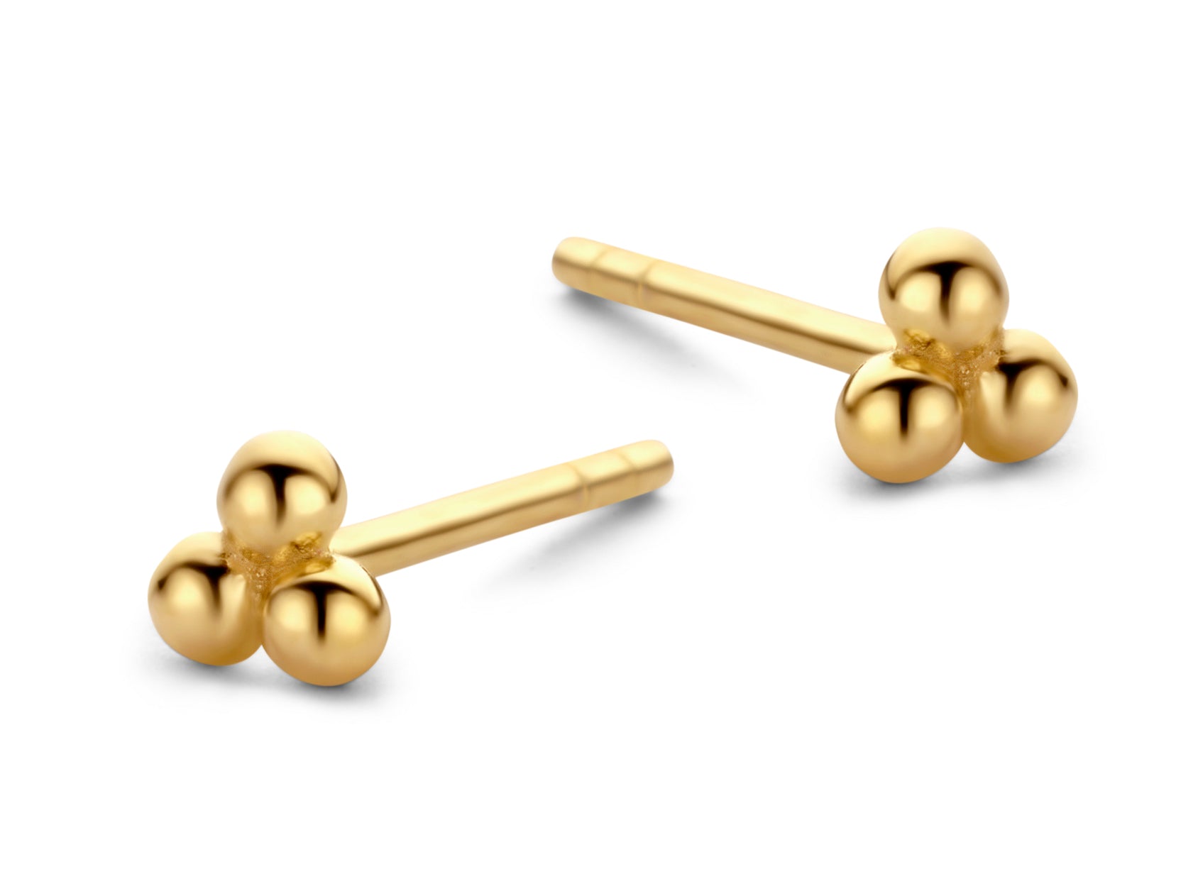 Shishi øreringe - sterlingsølv forgyldt-1