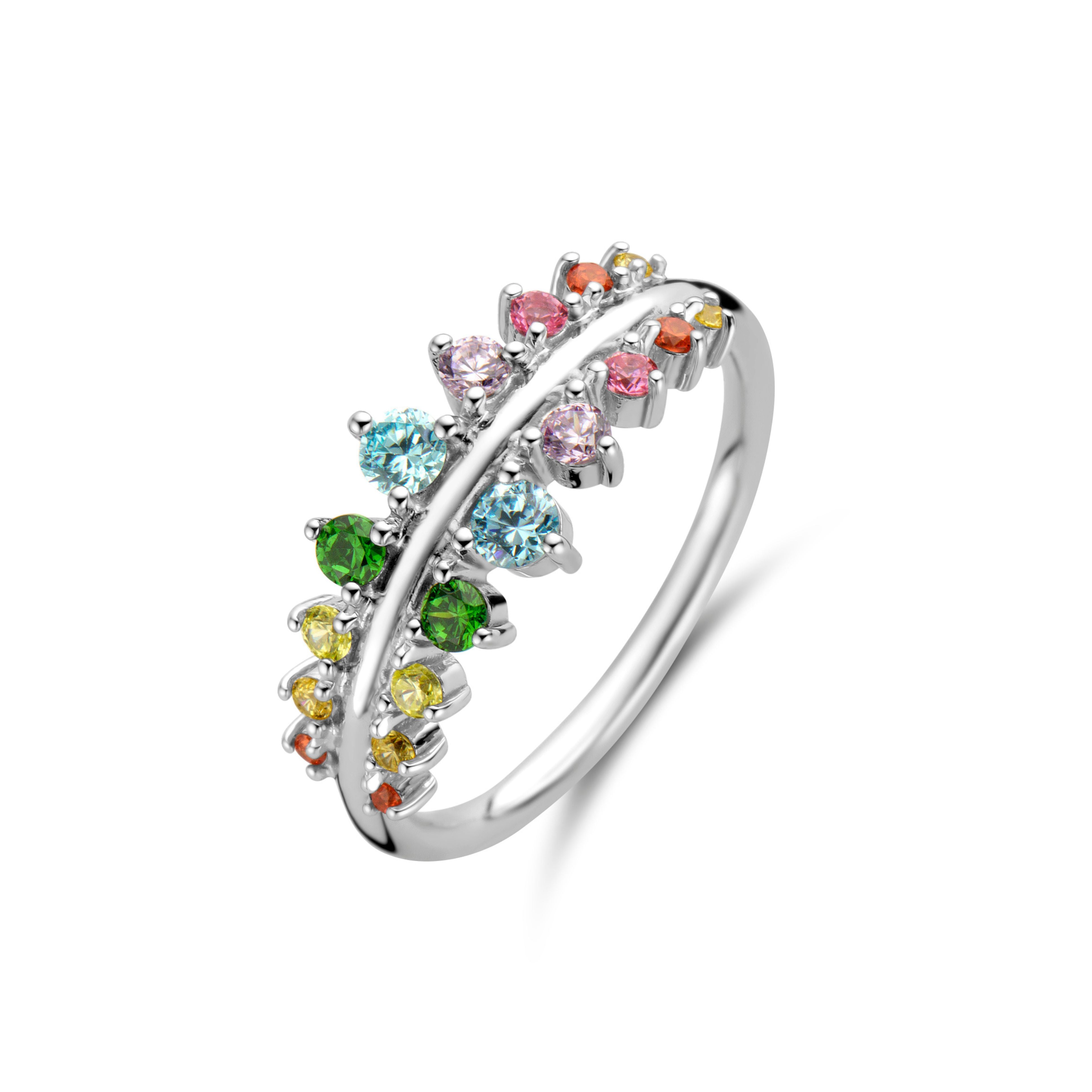 Empress ring - sterlingsølv - multifarvede zirkonia