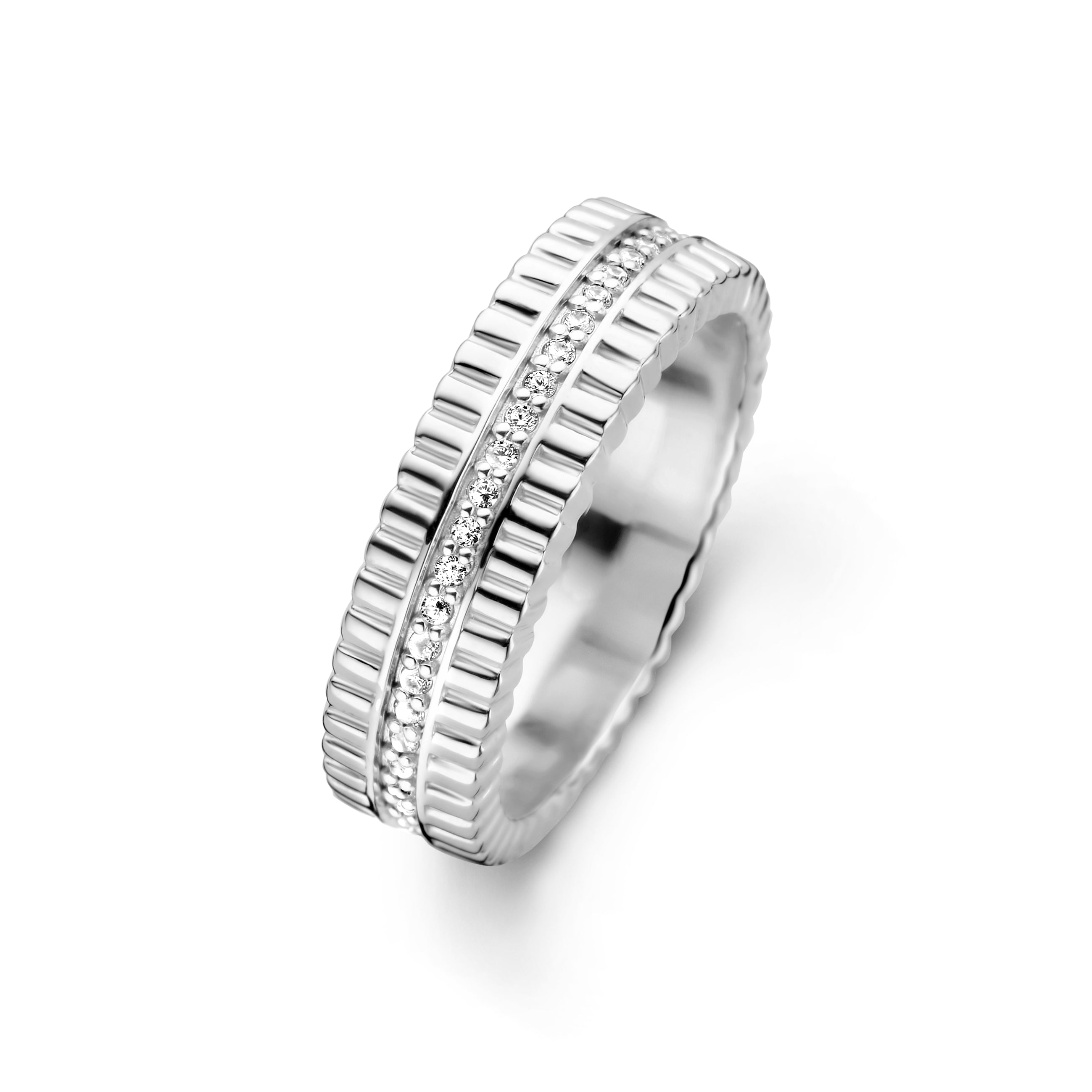 Imitation ring - sterlingsølv - zirkonia