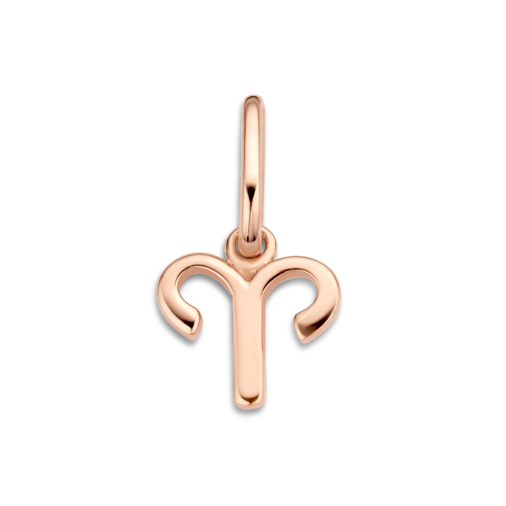Aries - Vædderen stjernetegn vedhæng - sterlingsølv rosa forgyldt-1