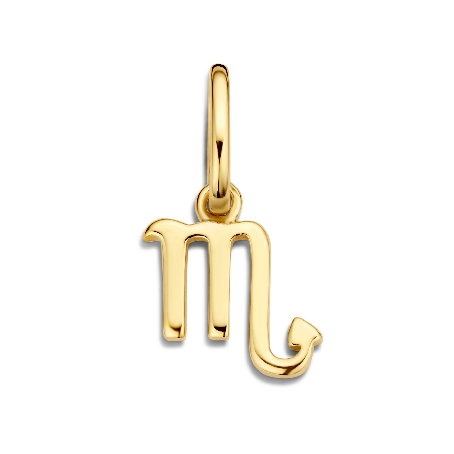 Scorpio - Skorpionen stjernetegn vedhæng - sterlingsølv forgyldt-1