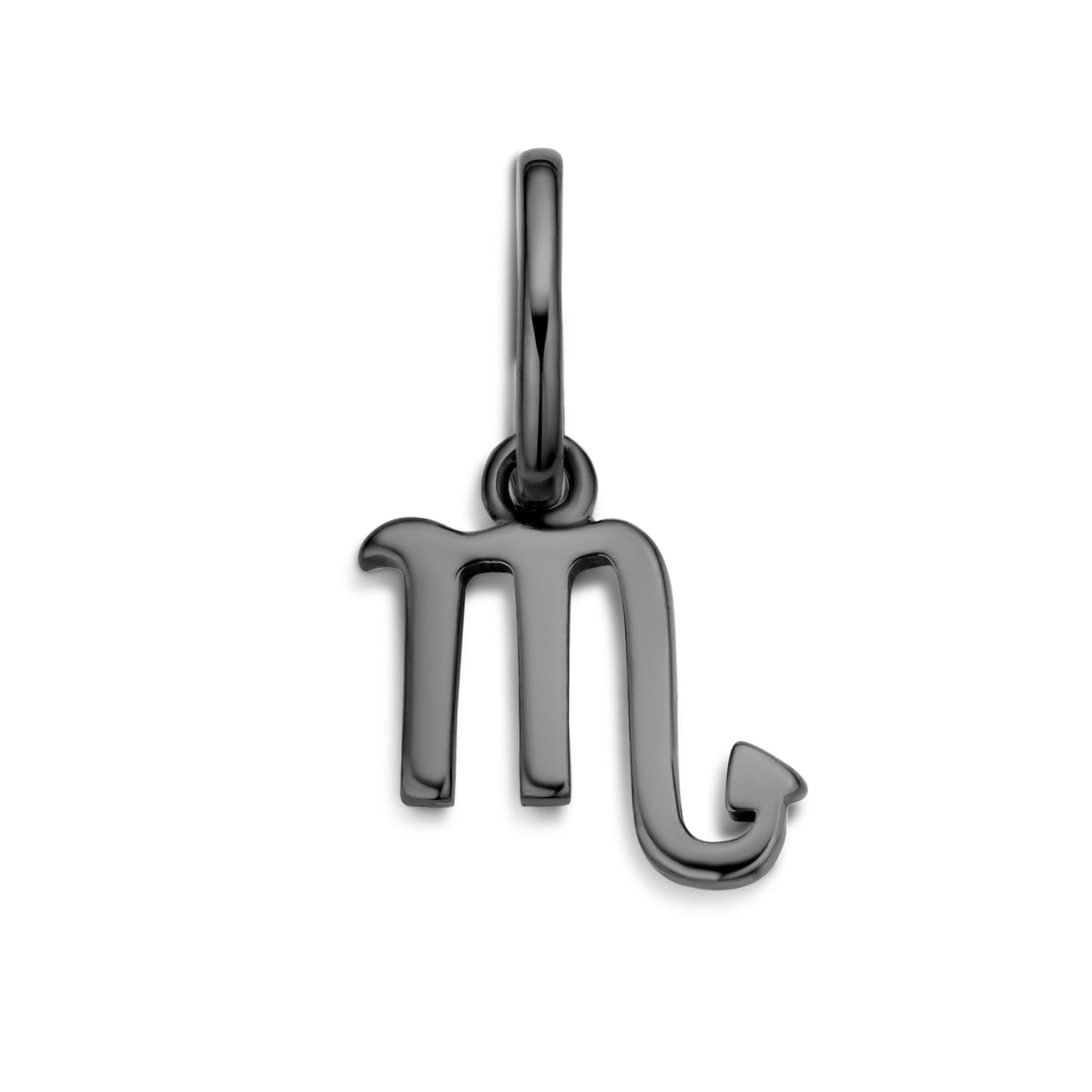 Scorpio - Skorpionen stjernetegn vedhæng - sterlingsølv ruthineret-1