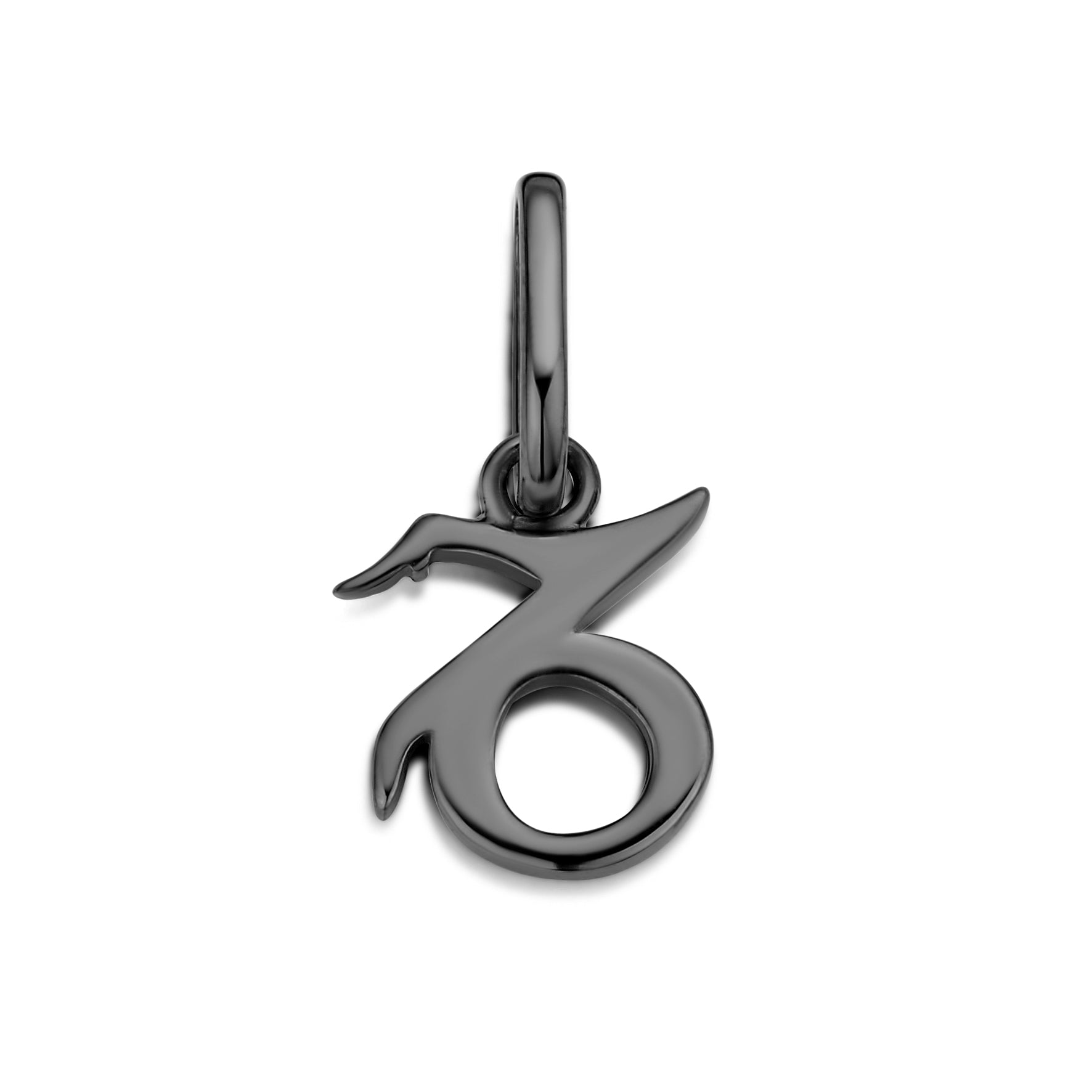 Capricorn - Stenbukken stjernetegn vedhæng - sterlingsølv ruthineret-1