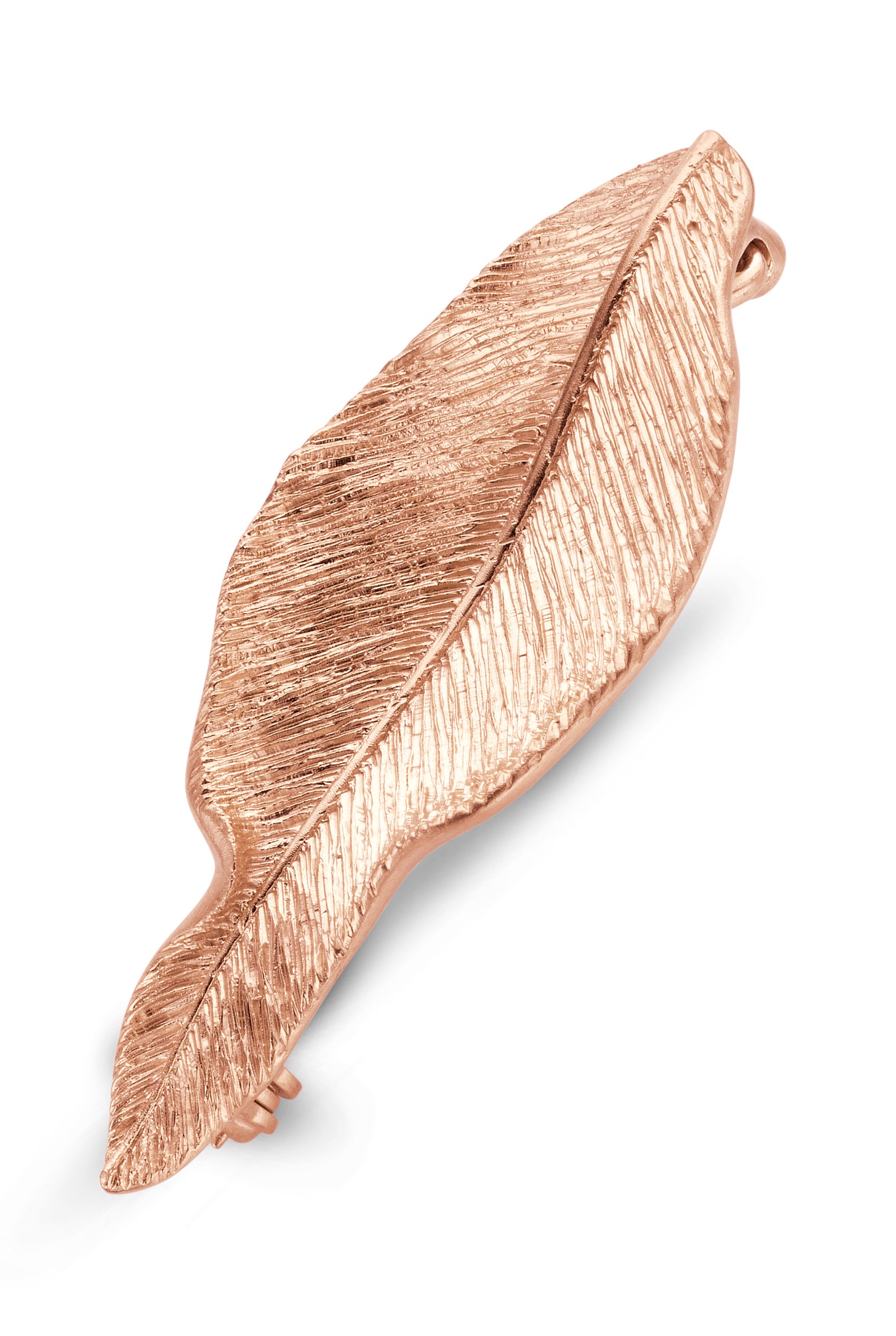 Fall broche - sterlingsølv rosa forgyldt-1