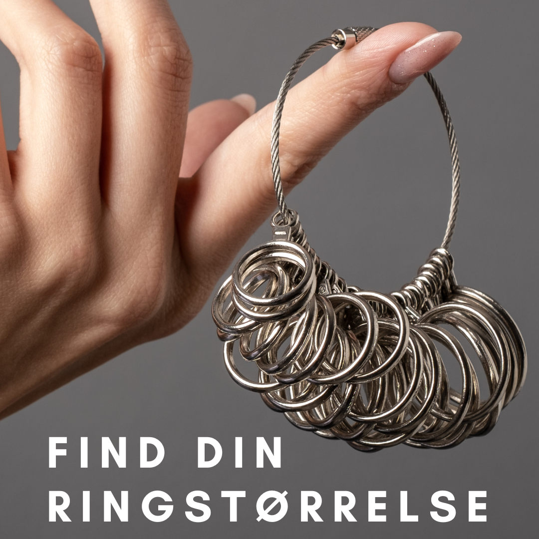 Hvordan finder du nemmest din ringstørrelse?