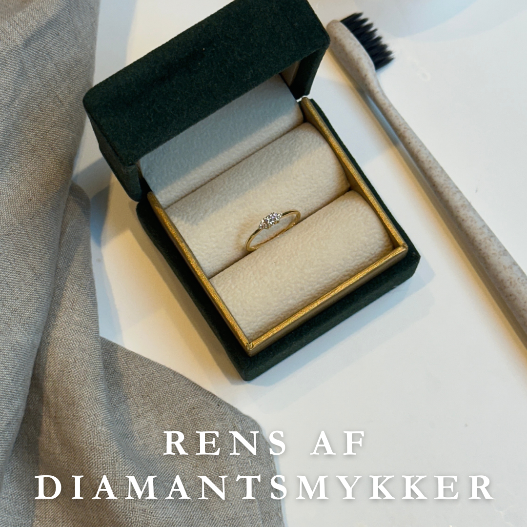 Se her hvordan du renser dit diamantsmykke💎
