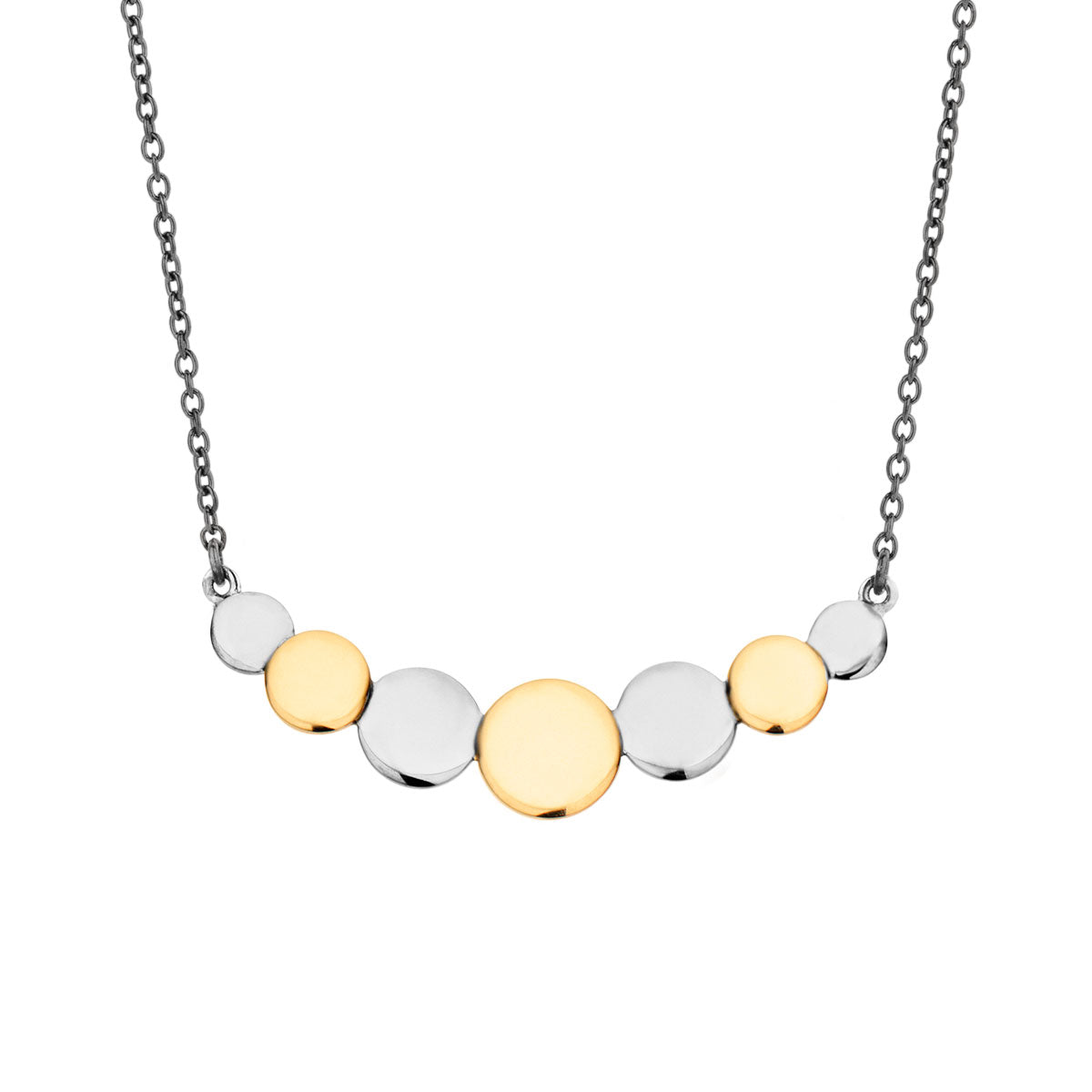 STEPS NECKLACE SL/GP-1