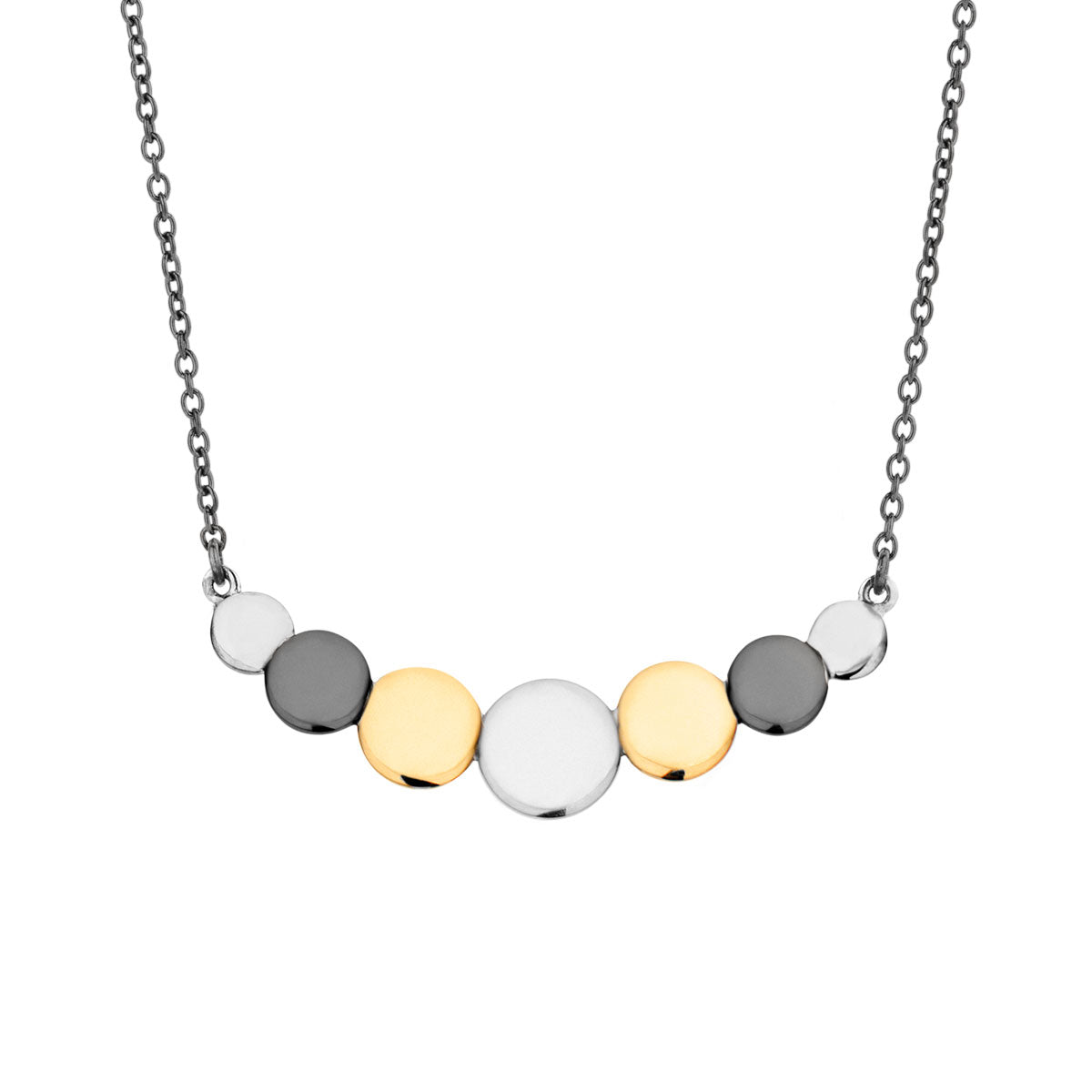 STEPS NECKLACE SL/GP/BL-1