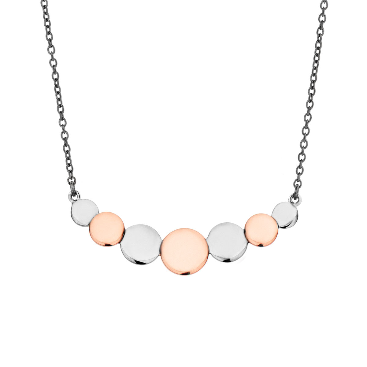 STEPS NECKLACE BL/RG-1