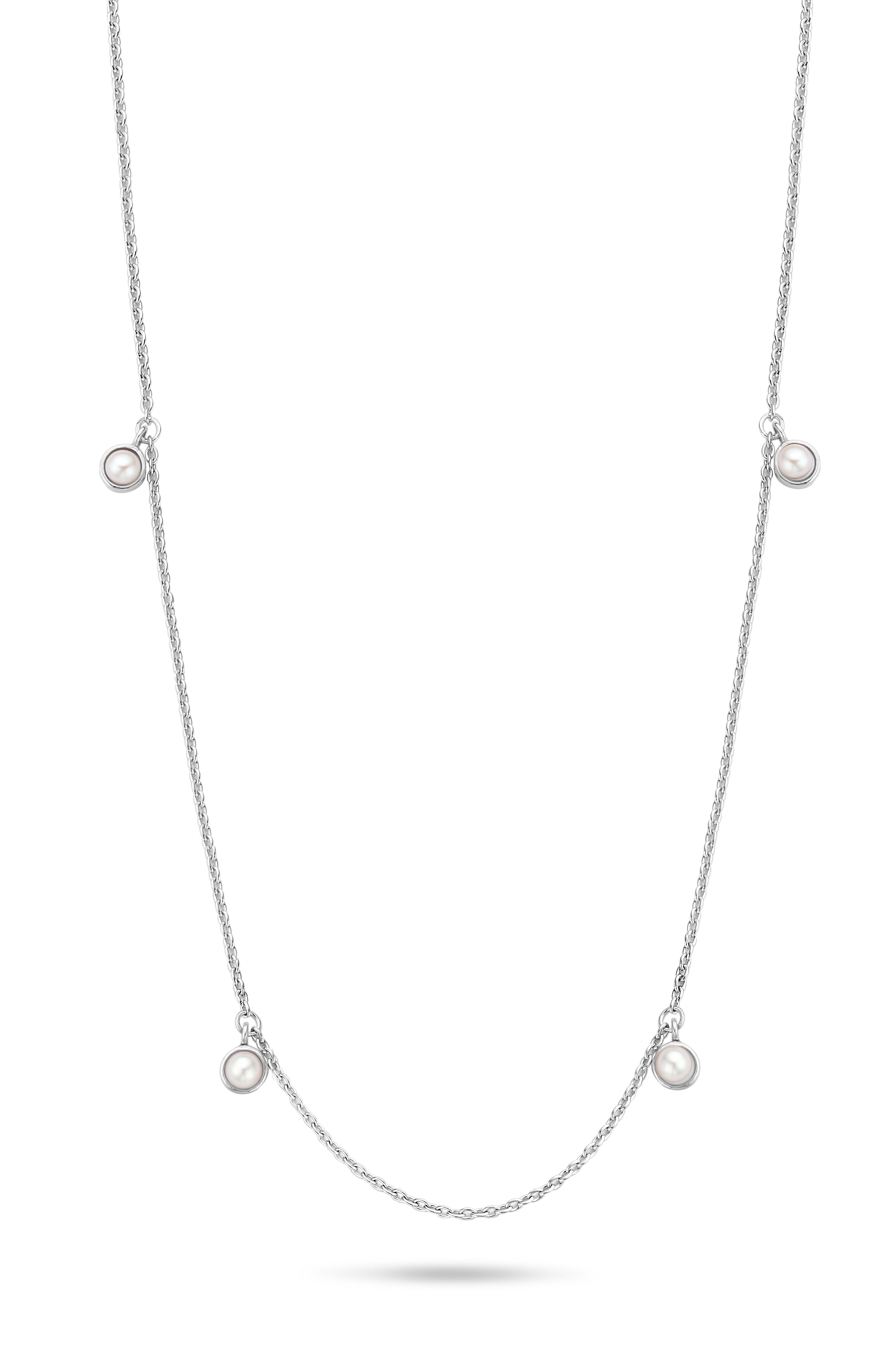 GEM NECKLACE SL PEARL-1