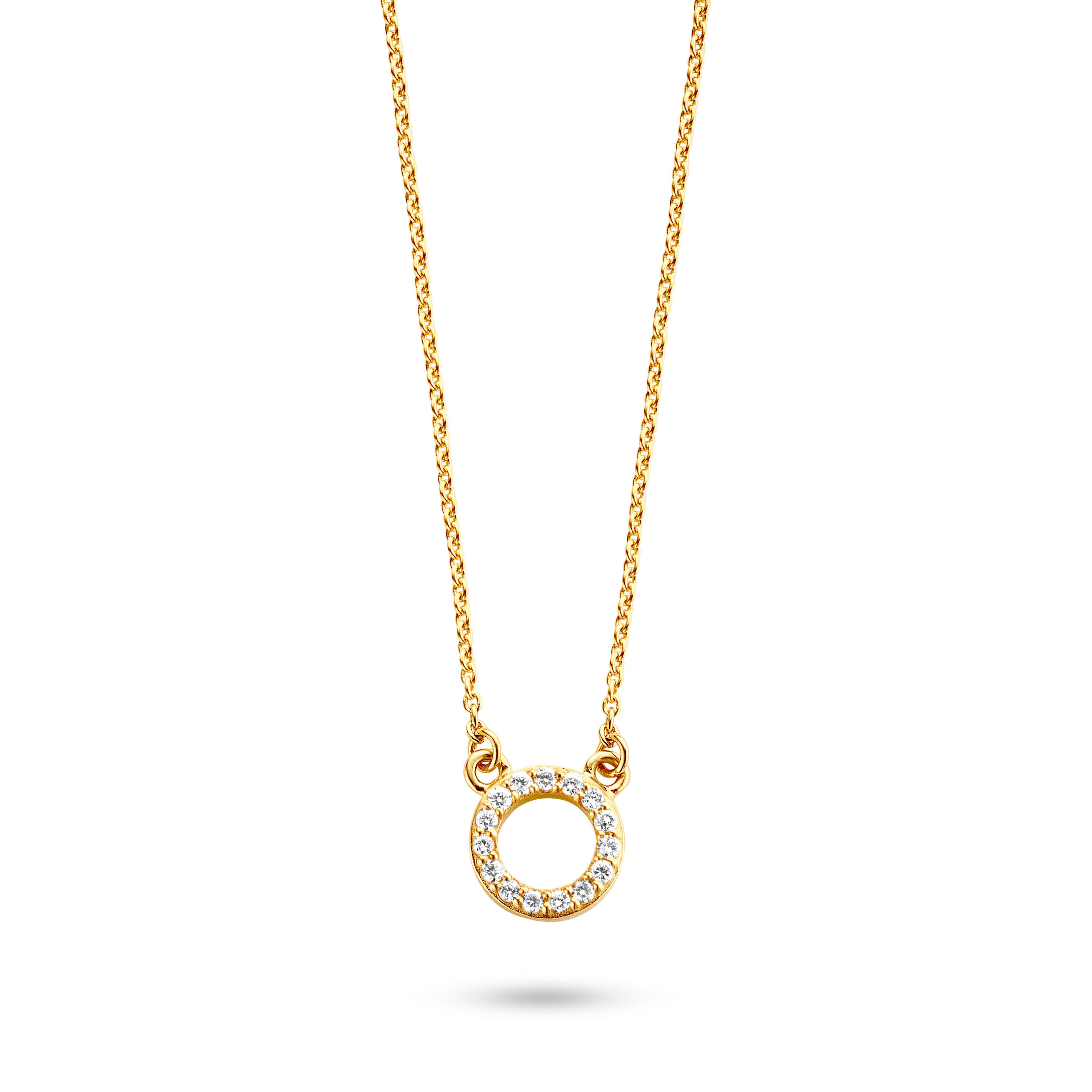 HALO PENDANT 0,075Ct Wvs 14k-1