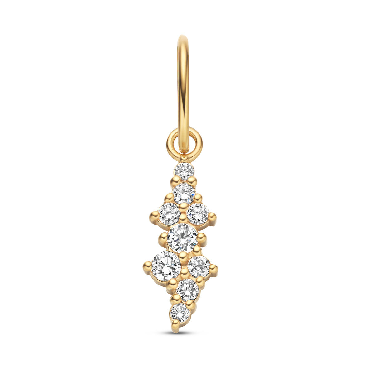 Sunrise Vedhæng -  0,175Ct Wvs 14K