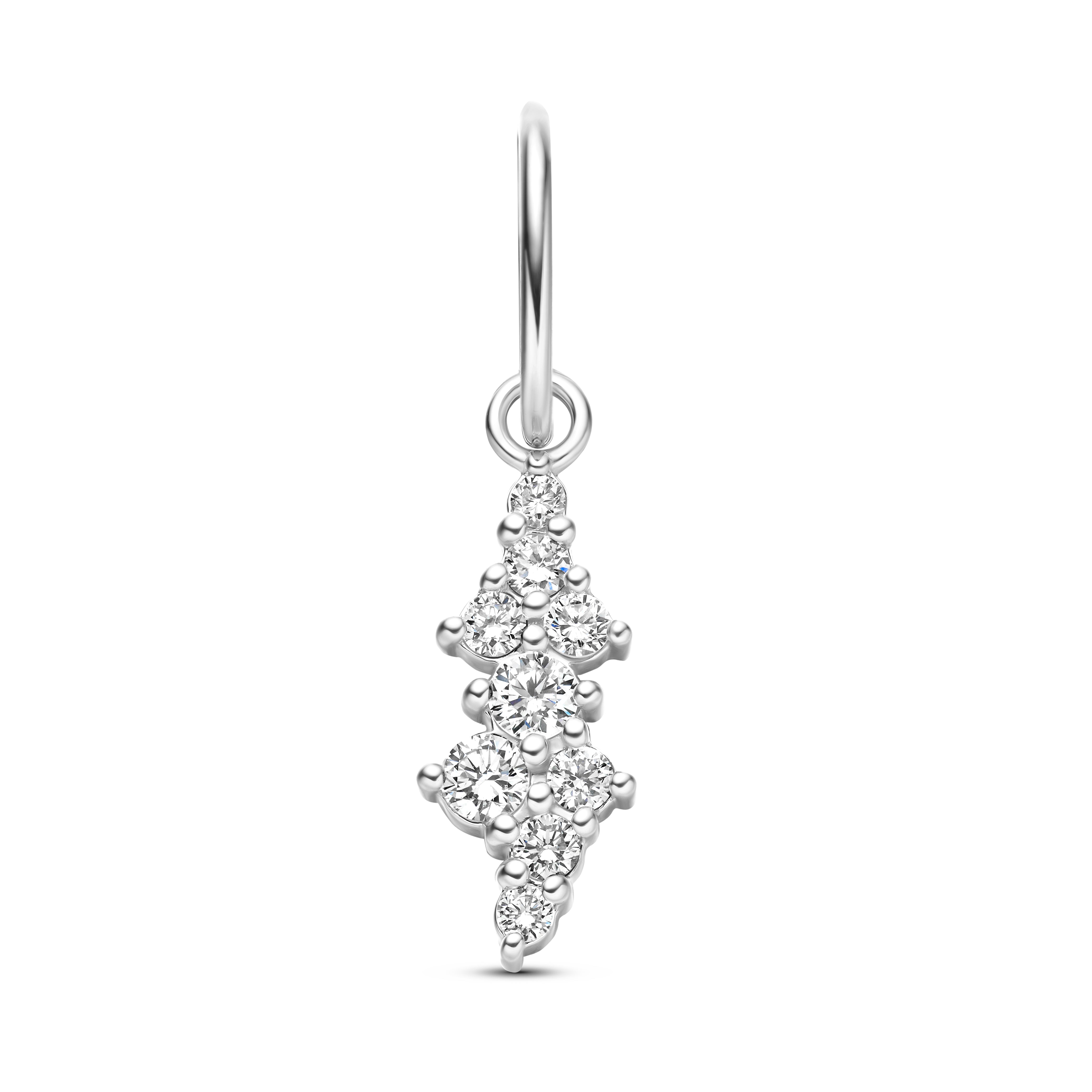 Sunrise vedhæng 0,175Ct Wvs 14K