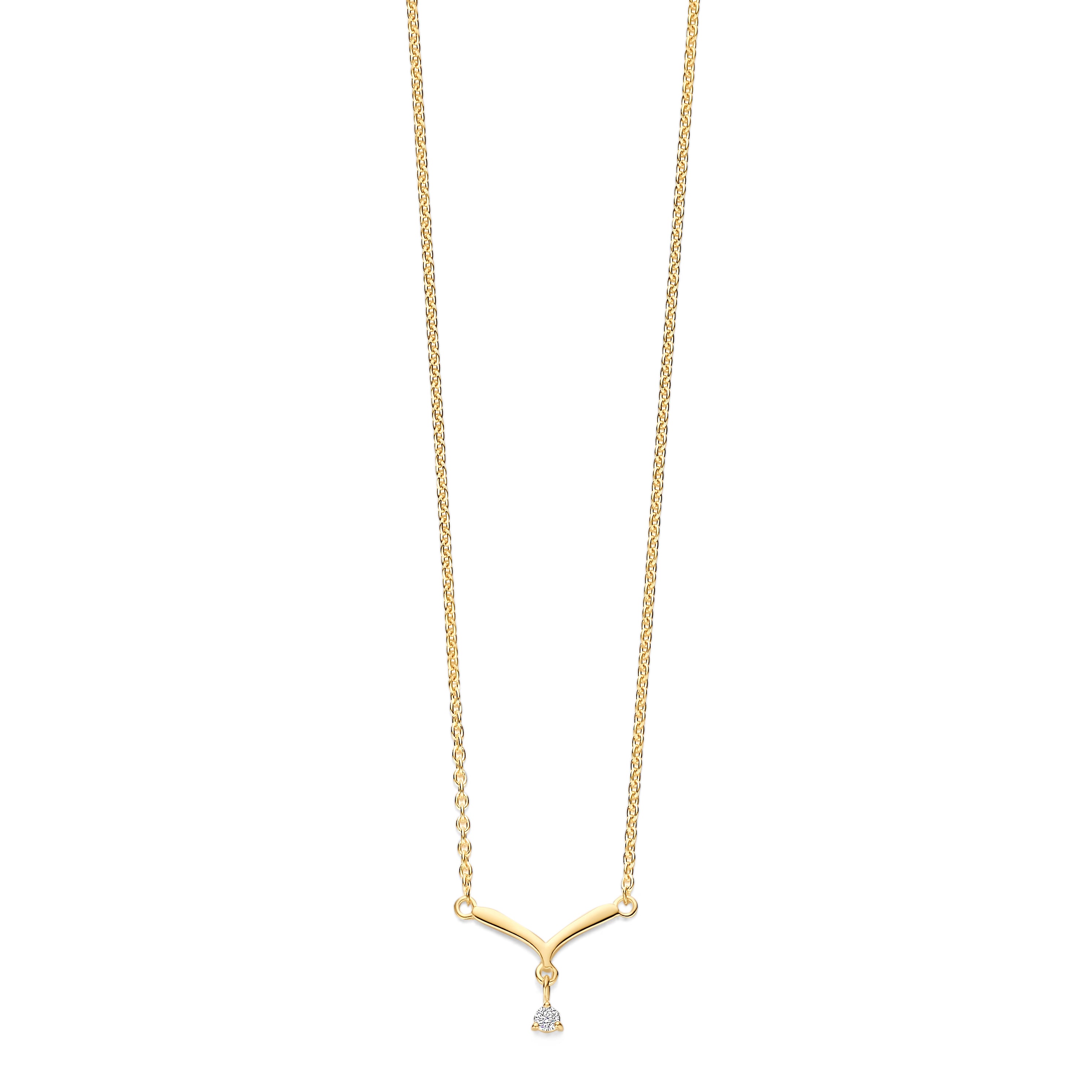 Paloma Halskæde - 0,03Ct Wvs 14K