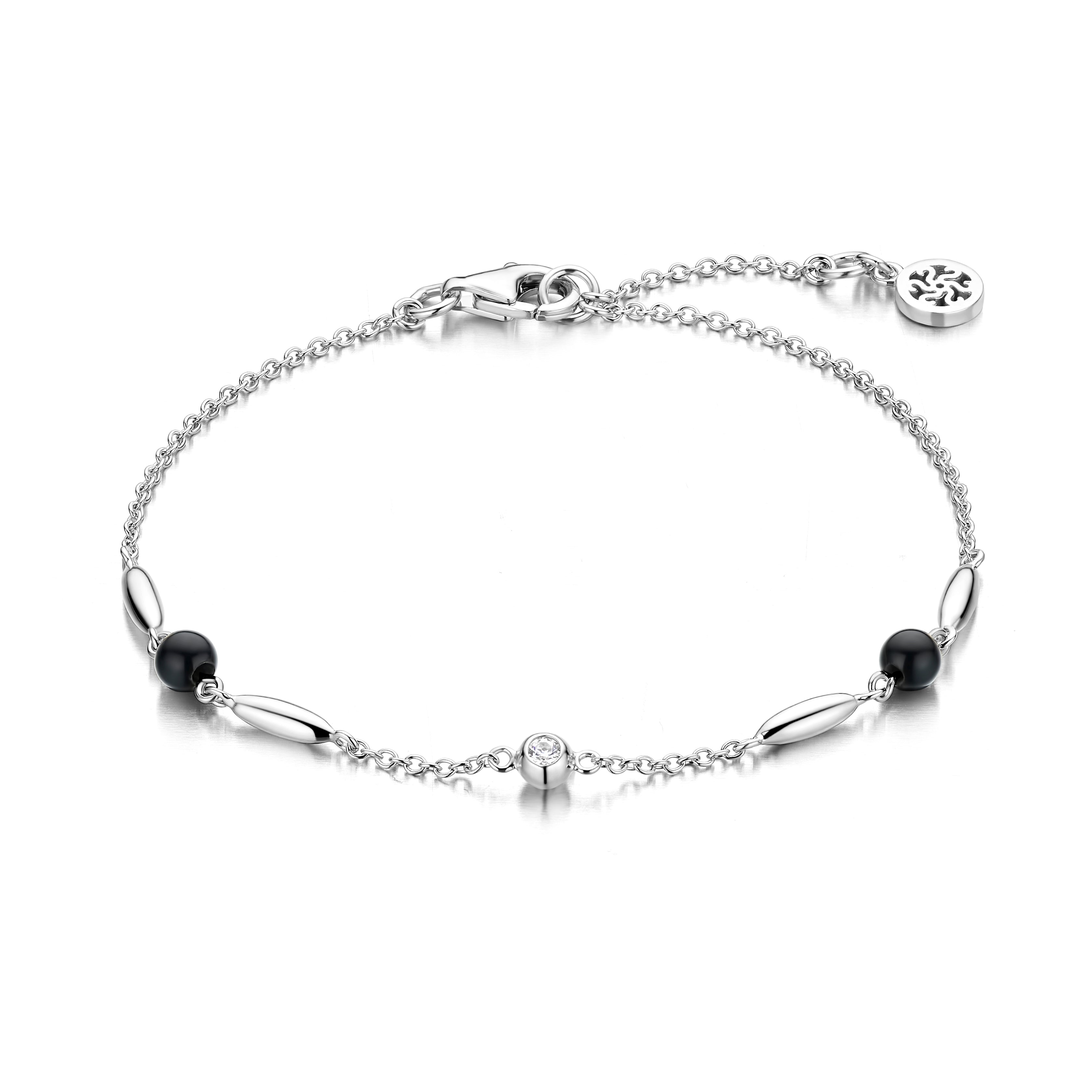CORNELIA BRACELET SL/CZ BLACK-1