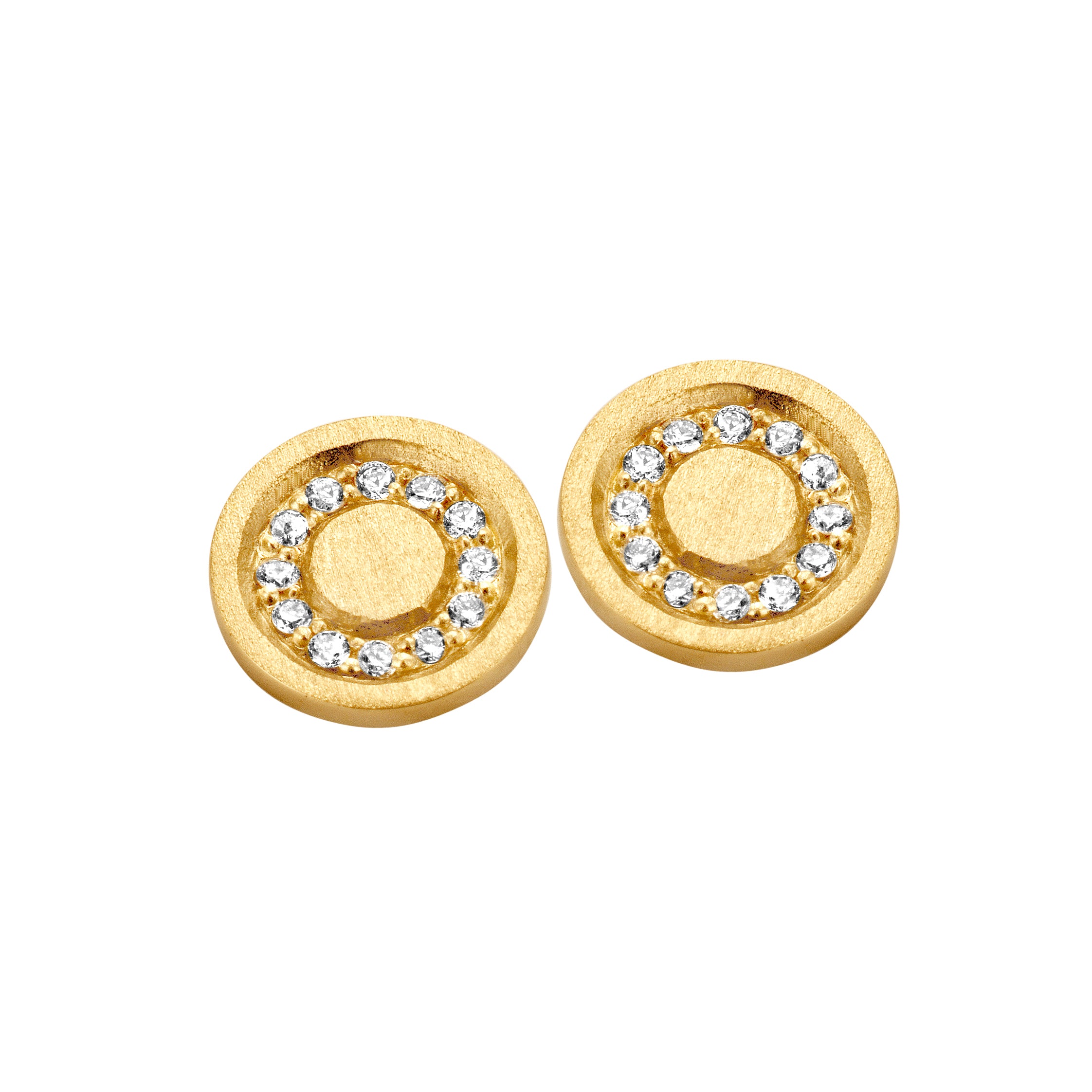 IRIS STUD 0,12Ct Wvs 14K-1