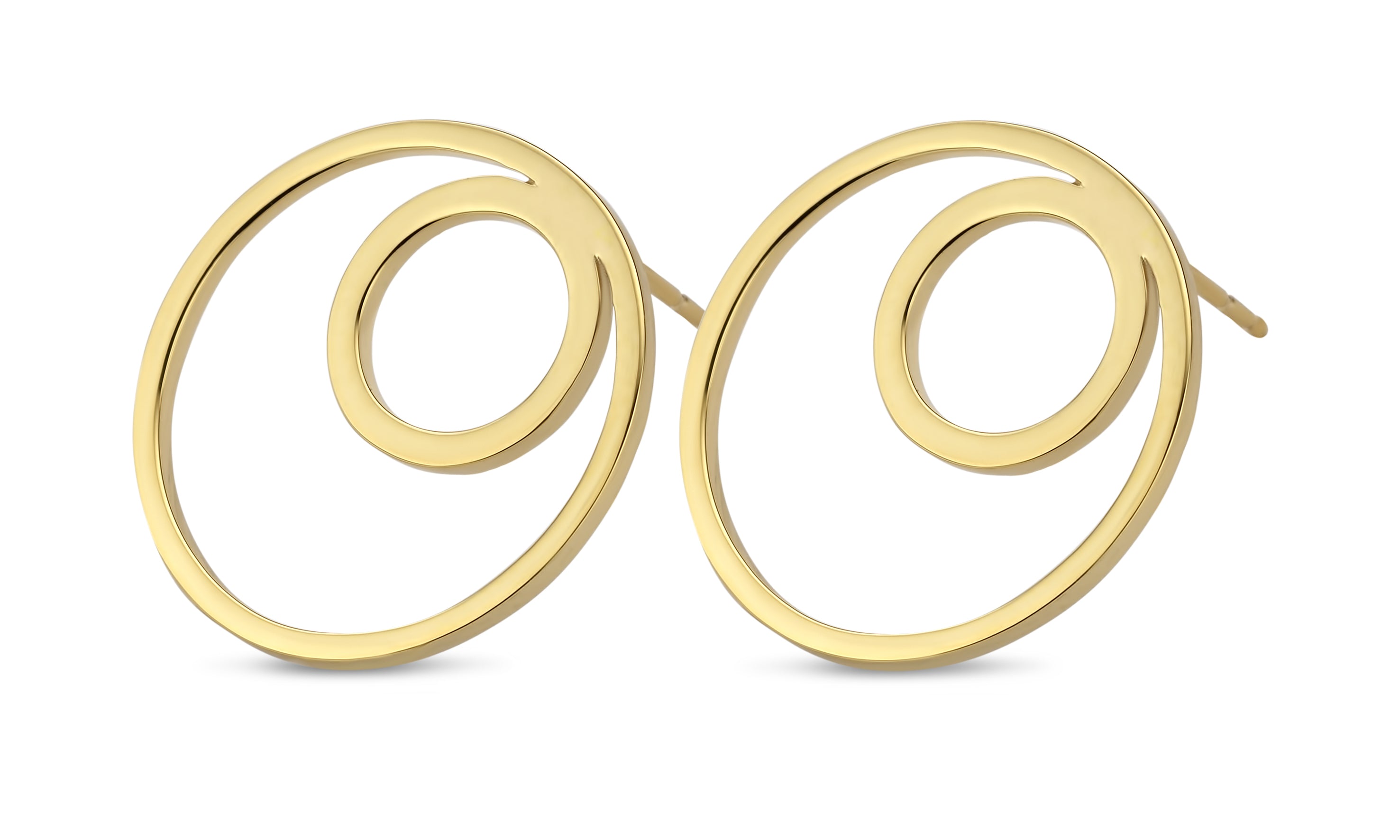 ALINA HOOP RUSTIC 14K-1