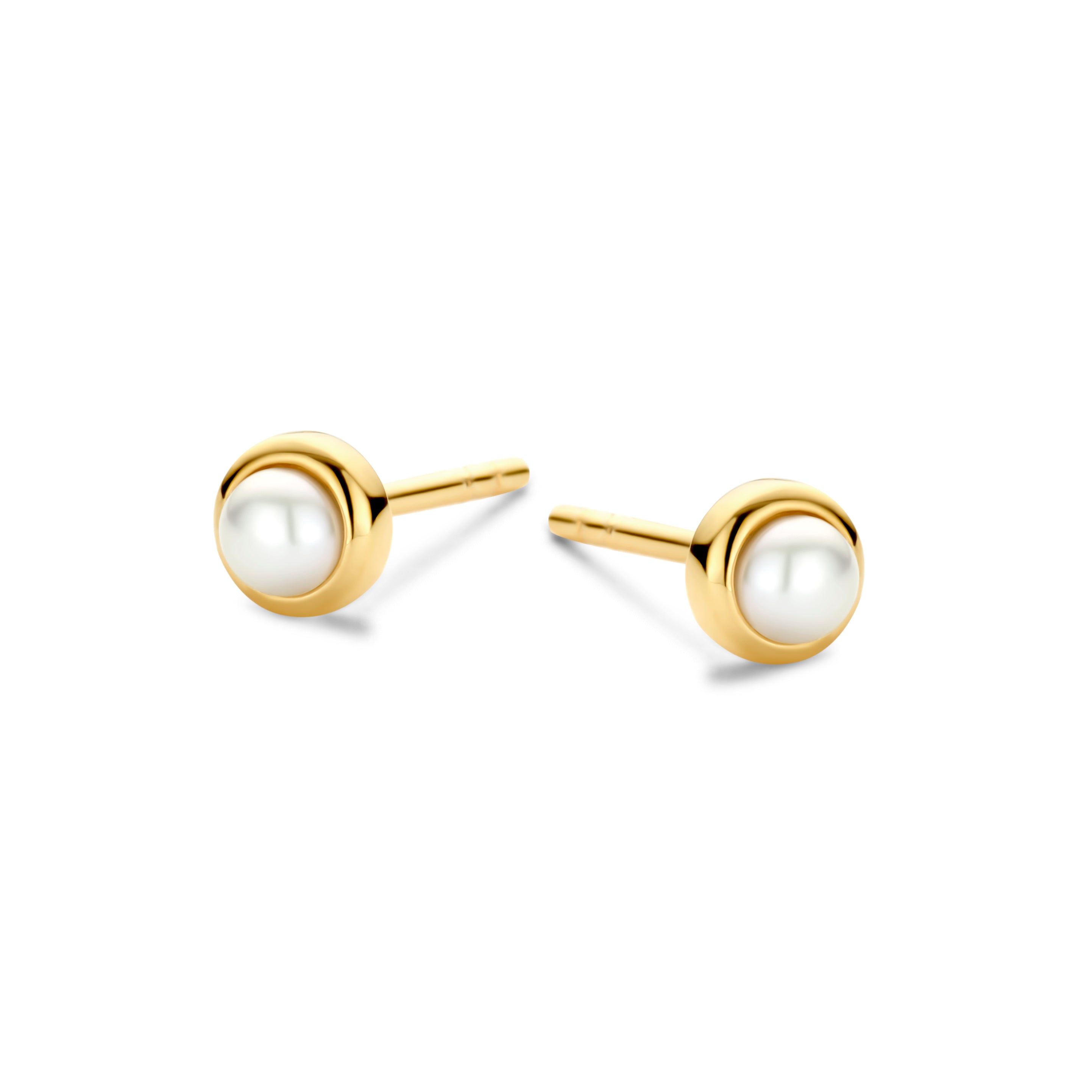 PERLA STUD PEARL 14K-1