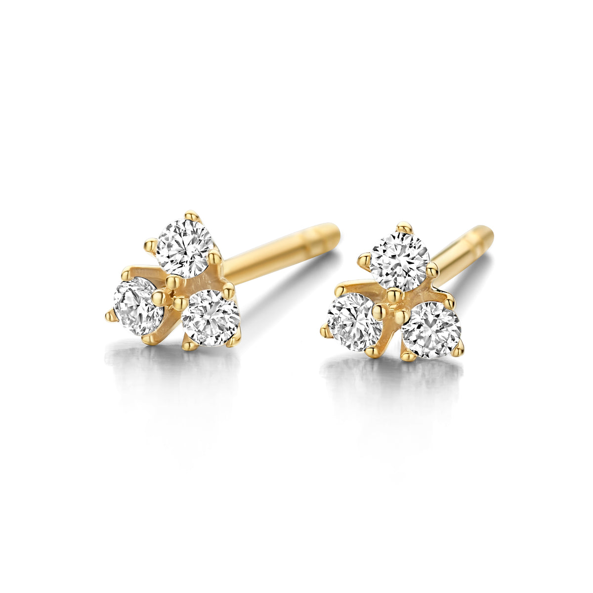 Juliet Ørestikker 0,15Ct Wvs 14K