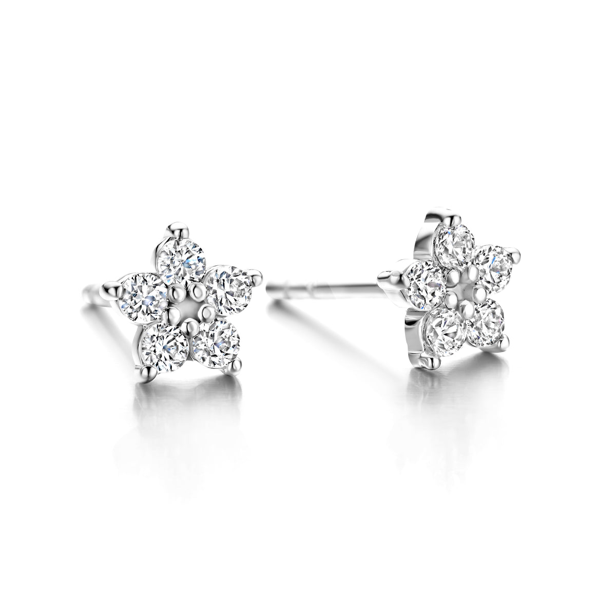 Eden Ørestikker - 0,25Ct Wvs 14K 6mm