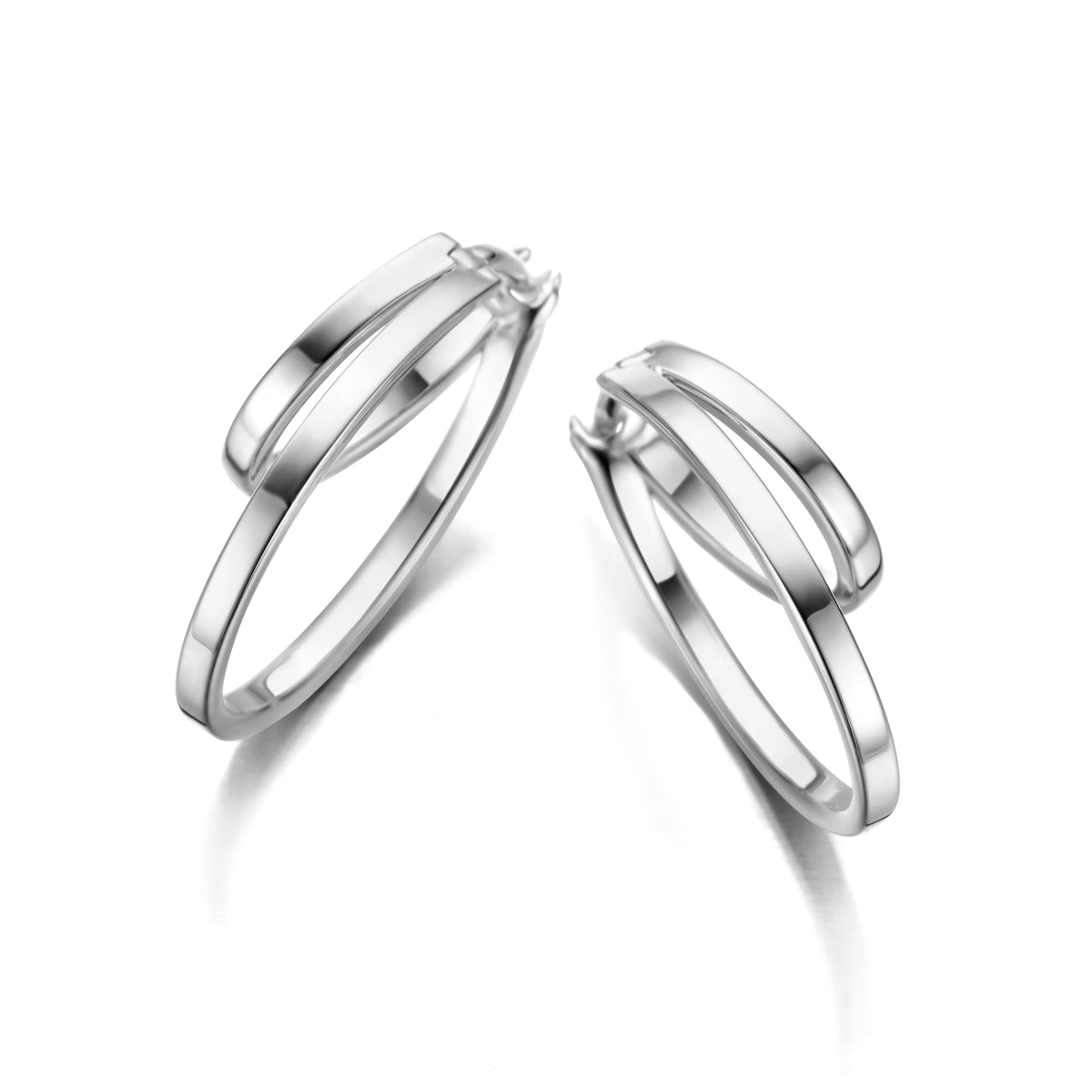 Duet Hoop - 14K 13/20mm