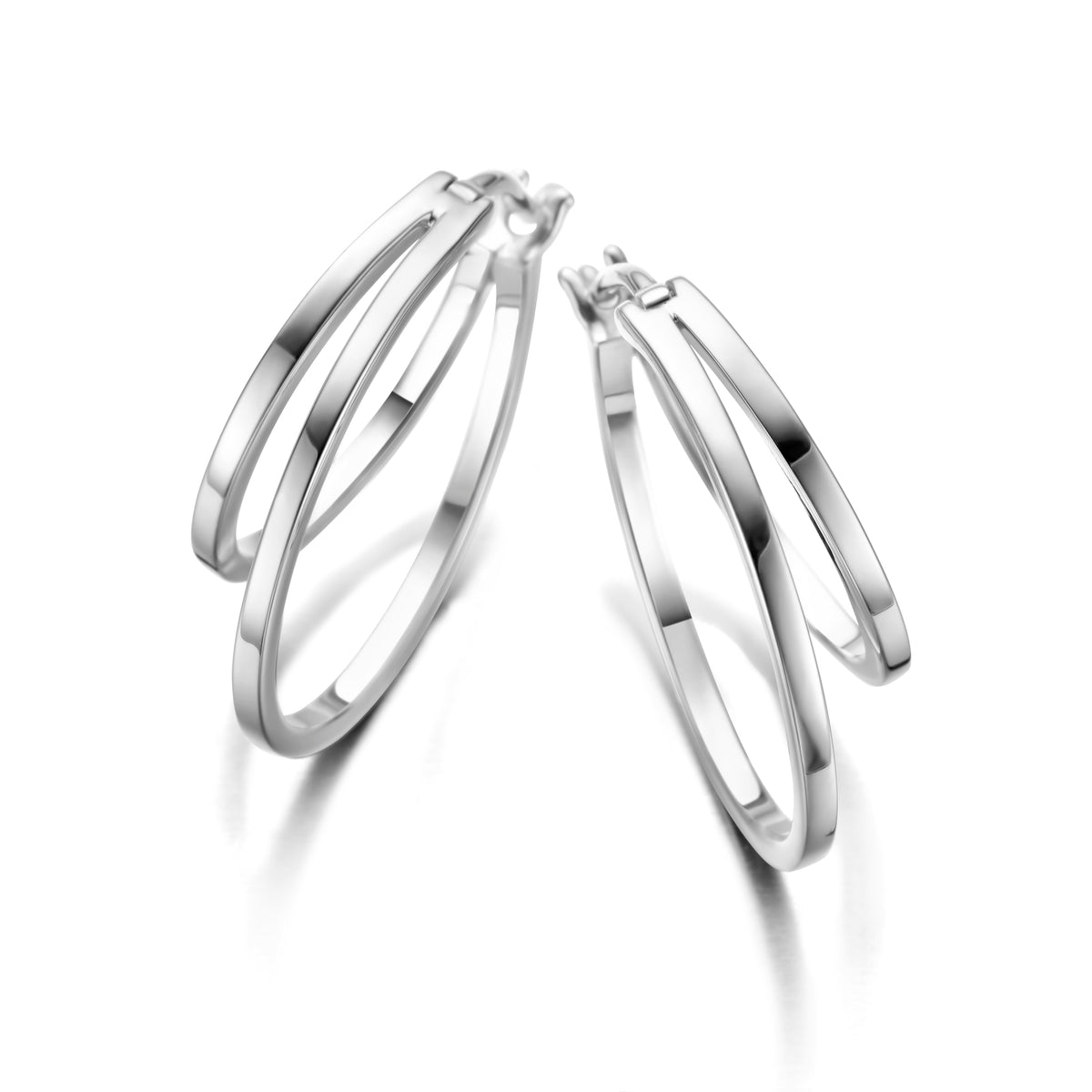 Duet Hoop - 14K 20/25mm