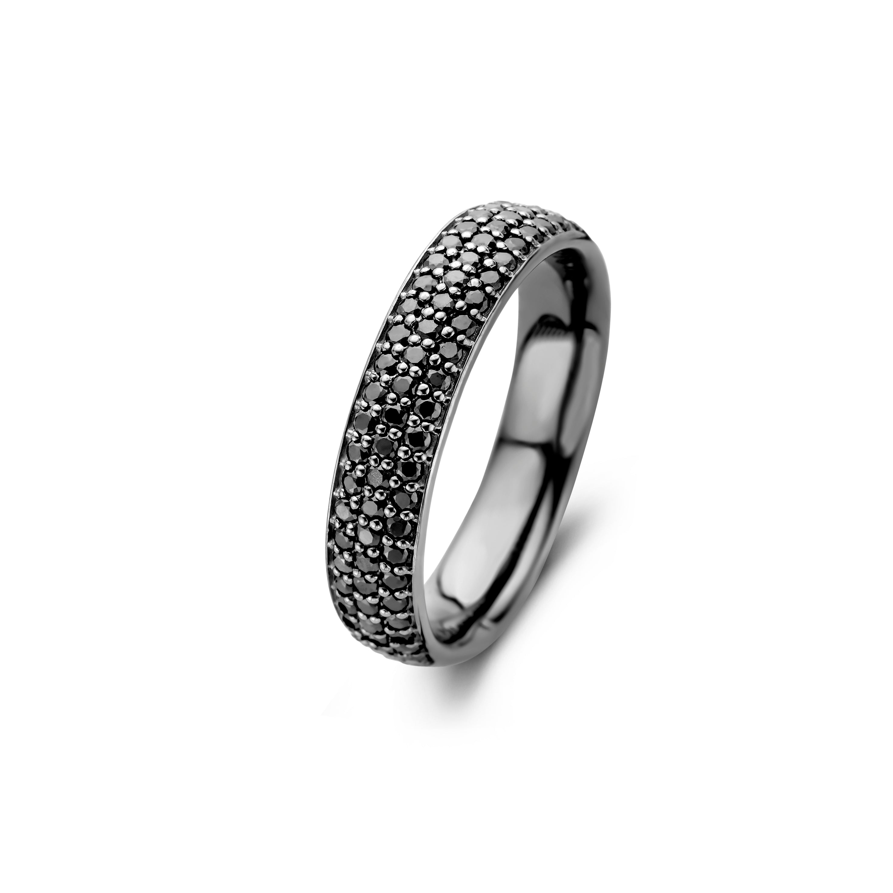 Vivendi ring - sterlingsølv ruthineret - zirkonia-1