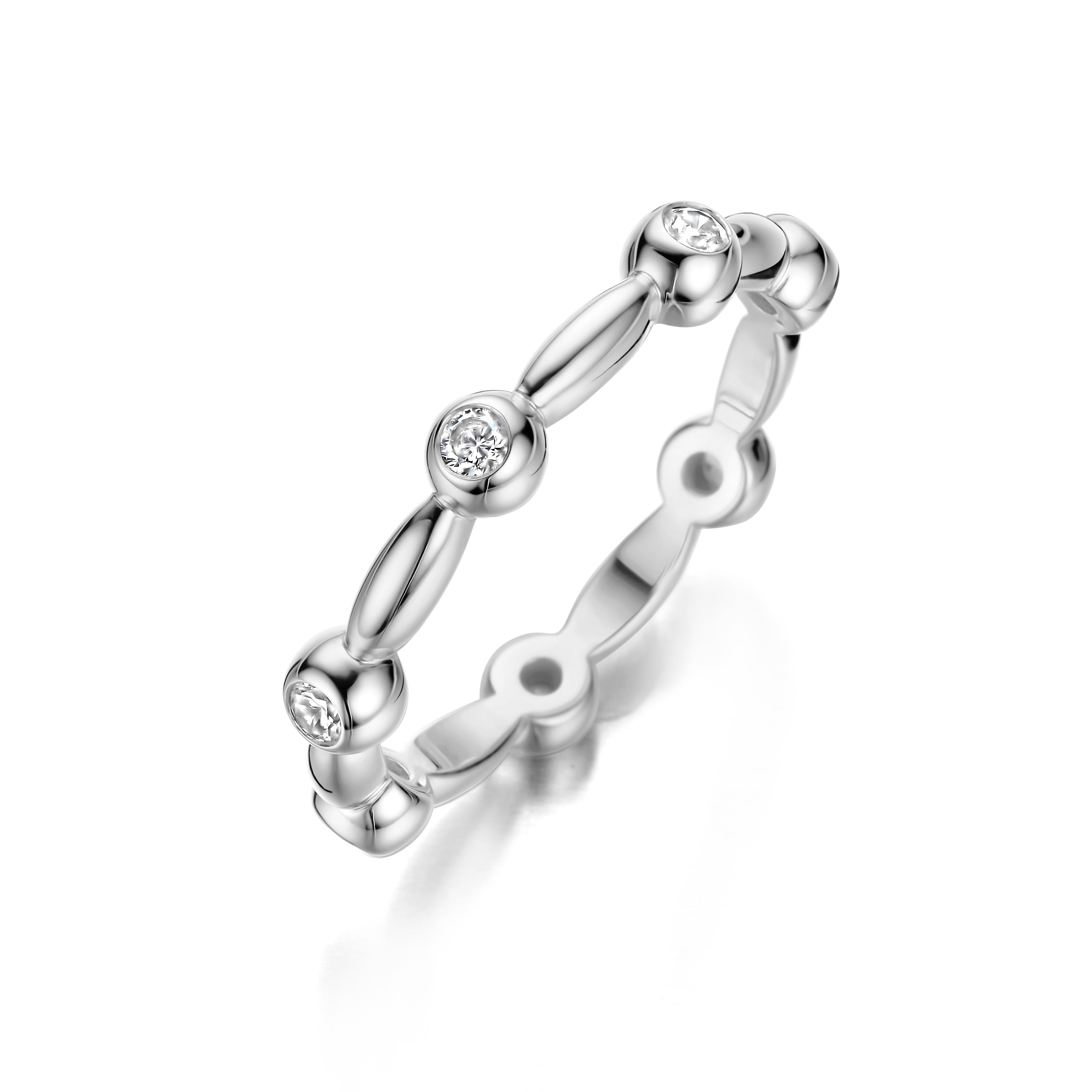 Cornelia Ring m. 7 Zirkonia sten