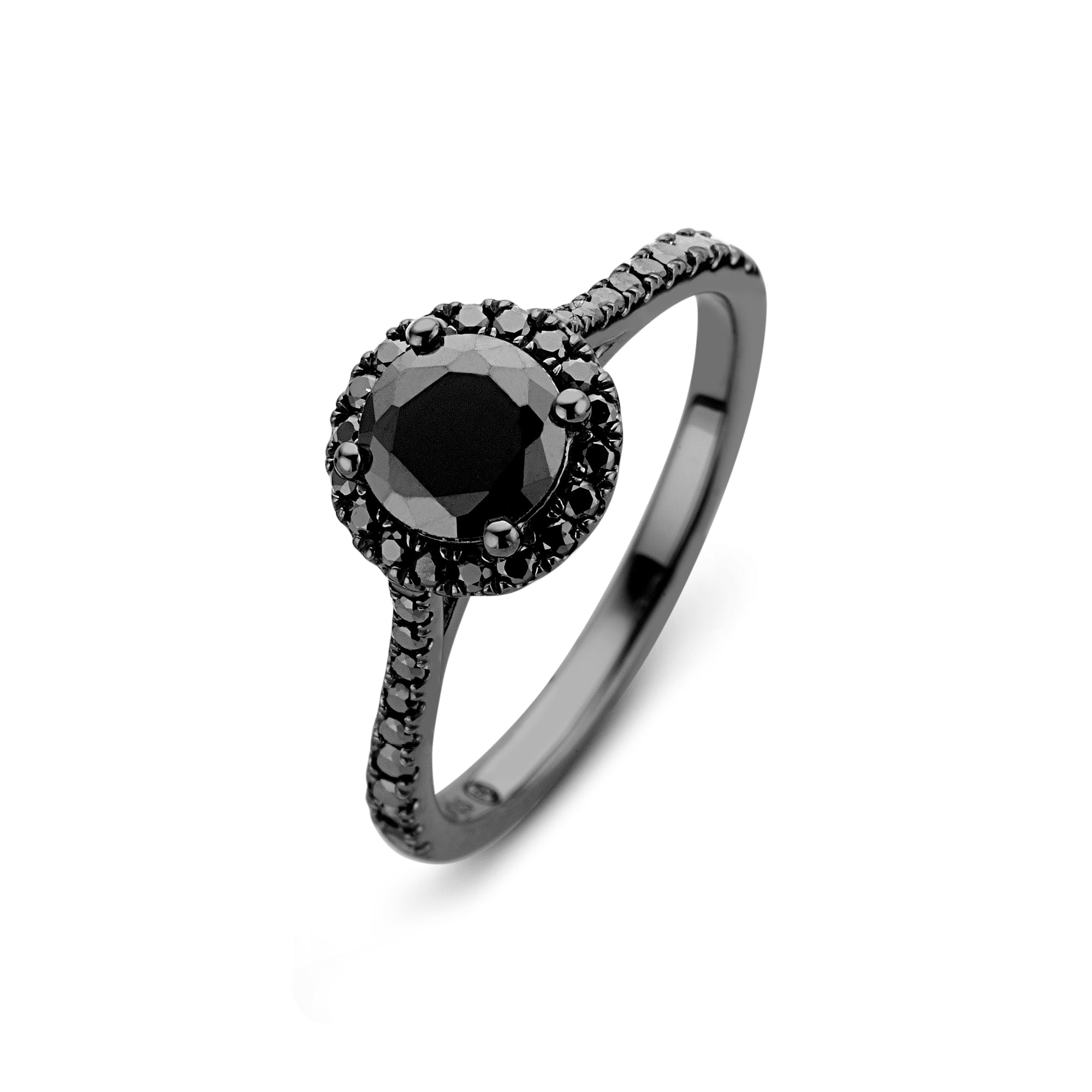 Romance ring - sterlingsølv ruthineret - zirkonia-1