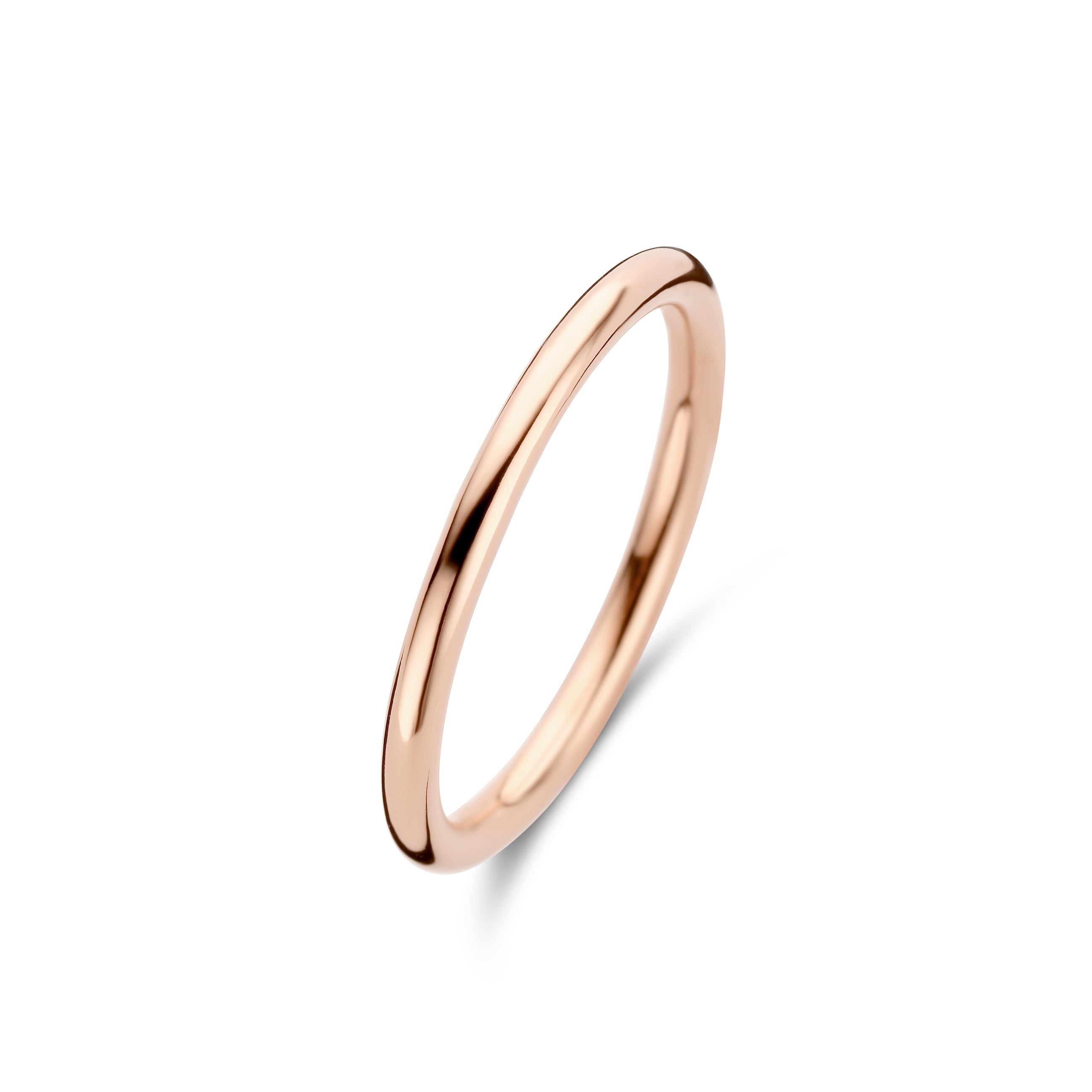 Basic ring - sterlingsølv rosa forgyldt-1