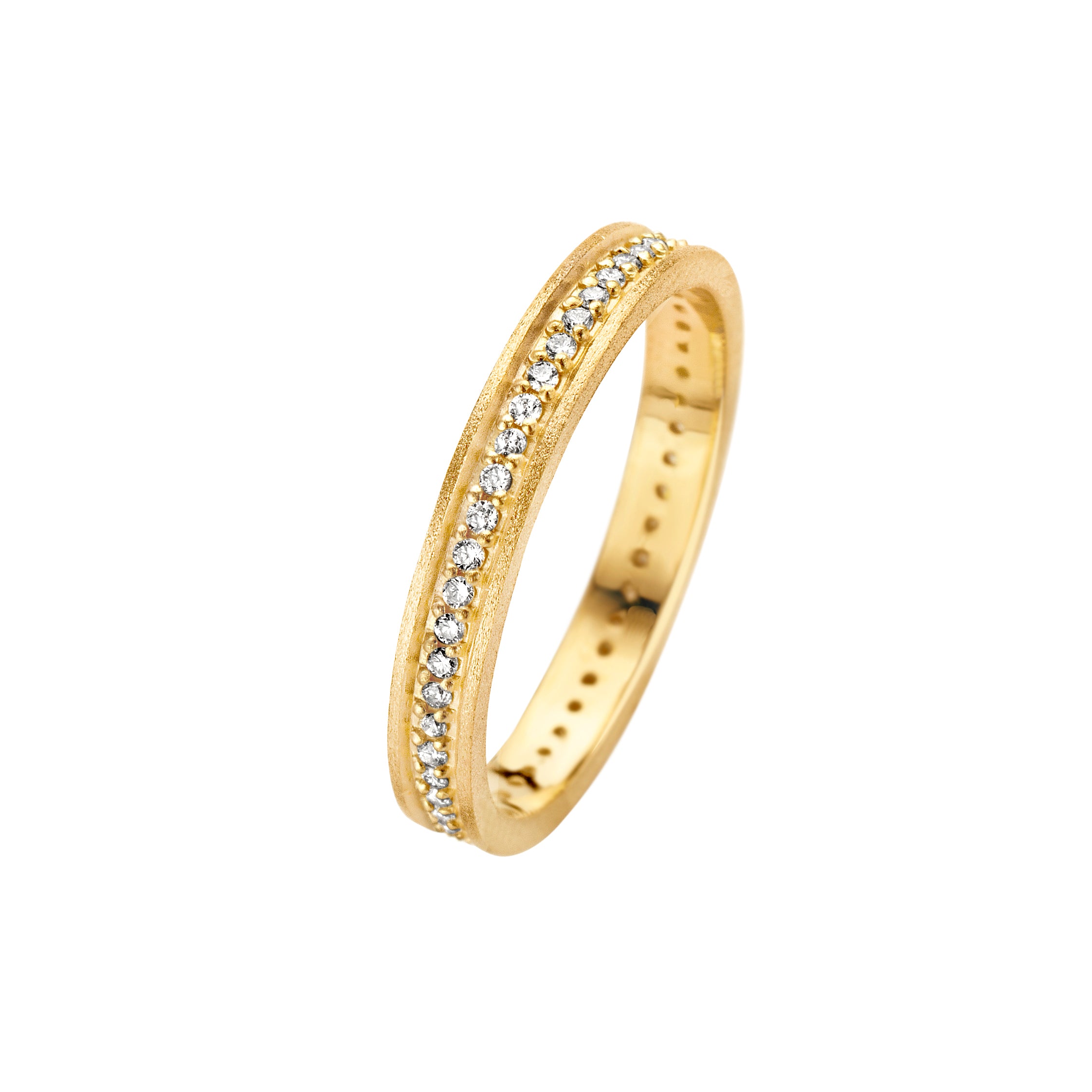 CHIC RING 3mm 0,25Ct Wvs 14K-1