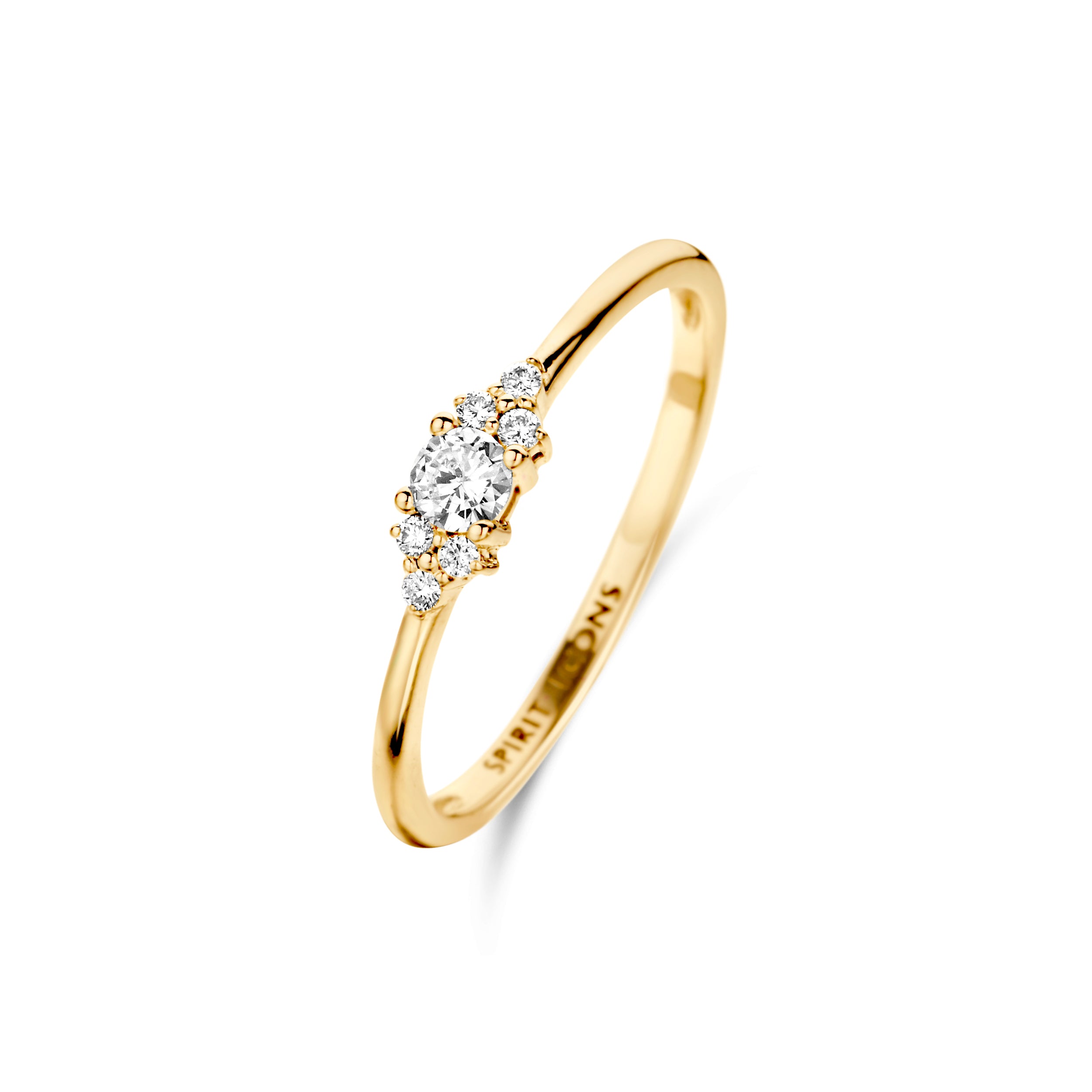 VIDA RING 0,22Ct Wvs 14K
