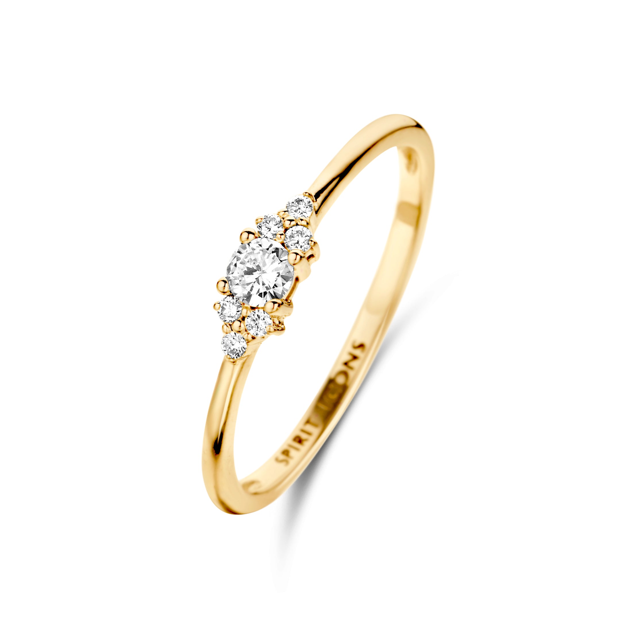 VIDA RING 0,34Ct Wvs 14K