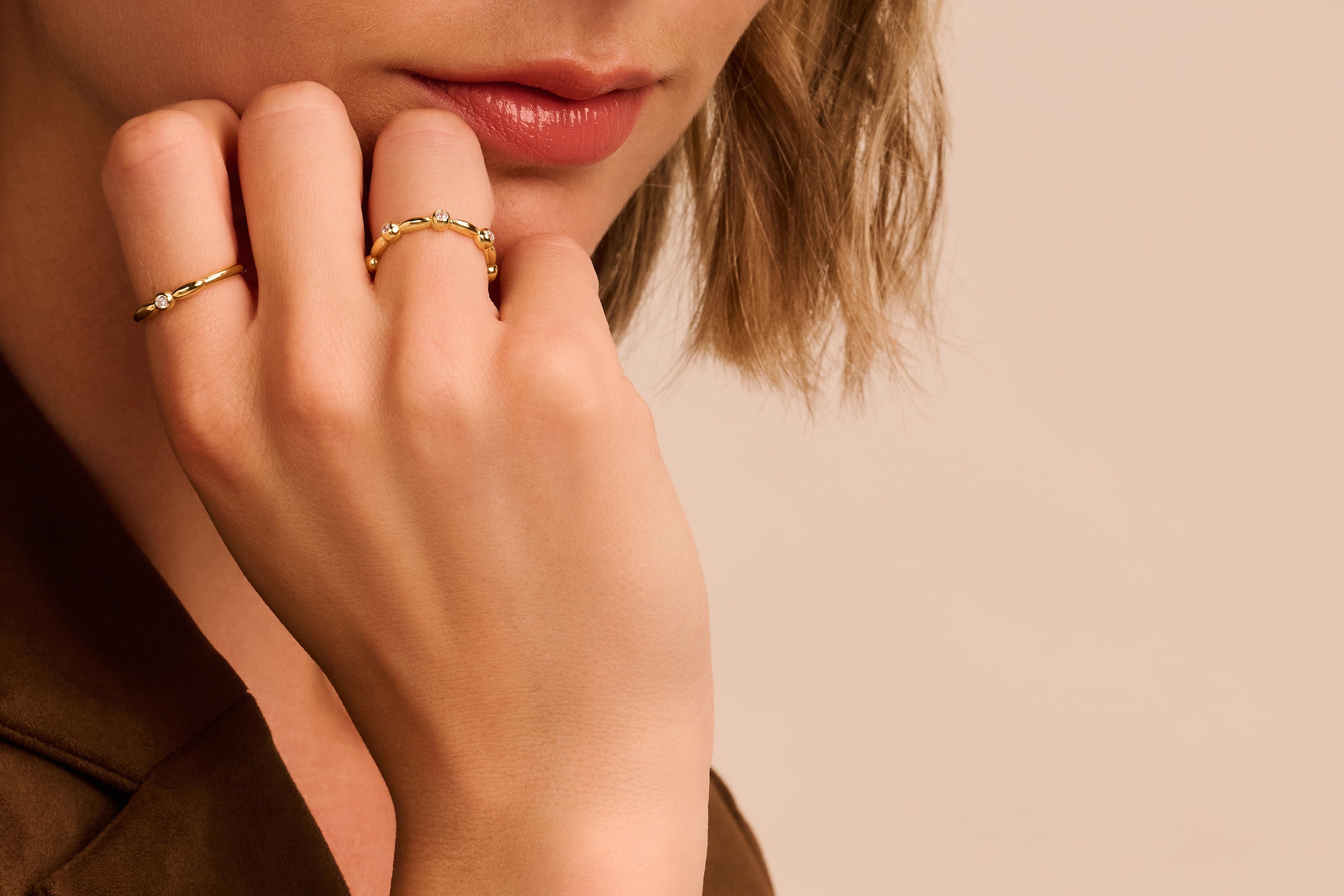 Cornelia Ring m. 1 Zirkonia sten