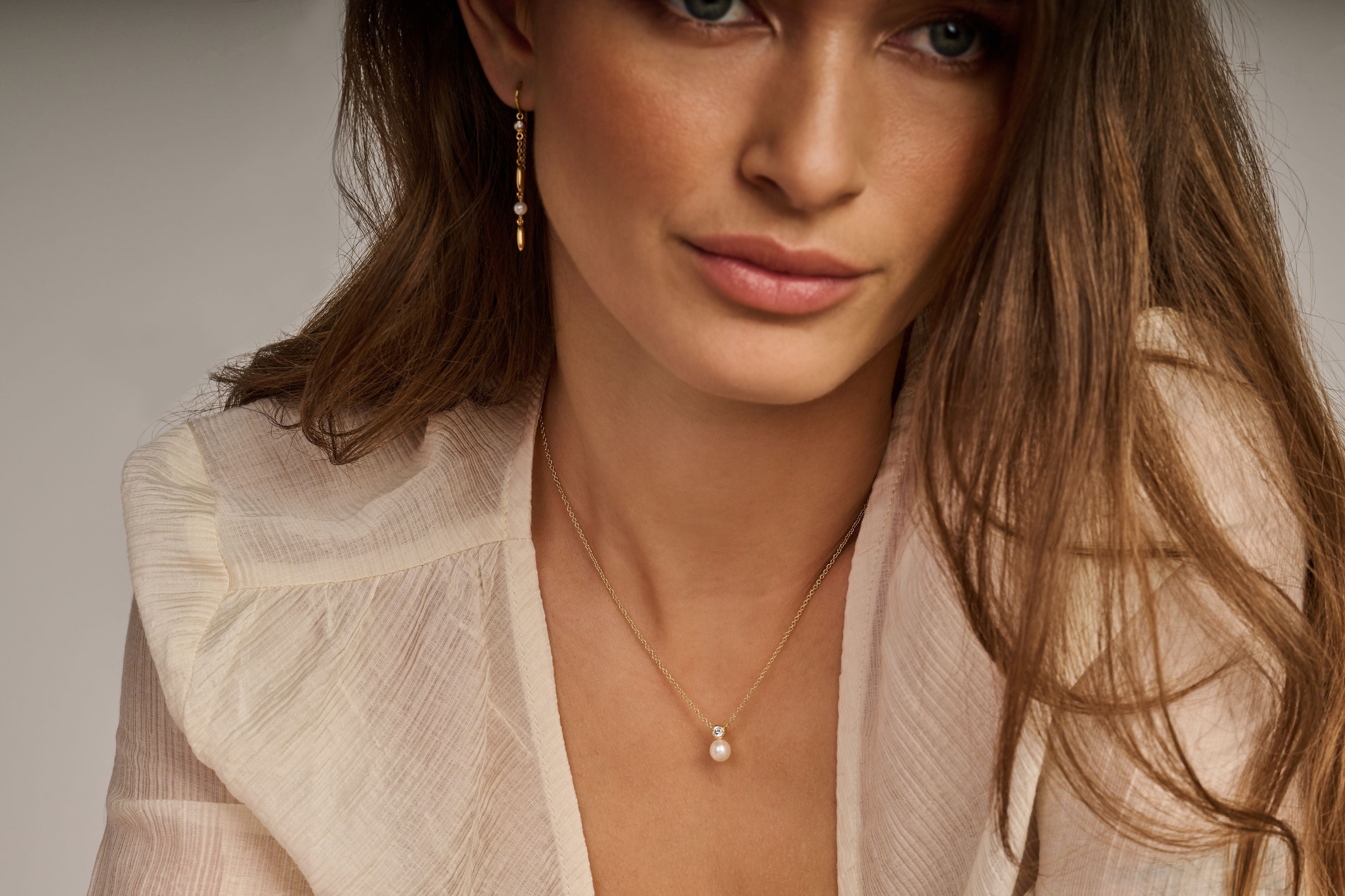 AVA PENDANT RG/PEARL-1