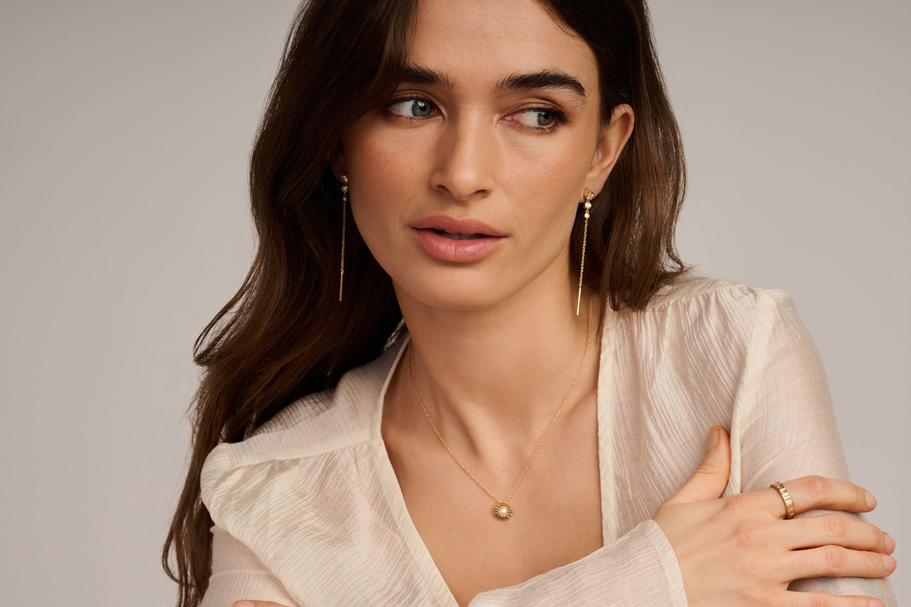 DAISY PENDANT SL/PEARL-1