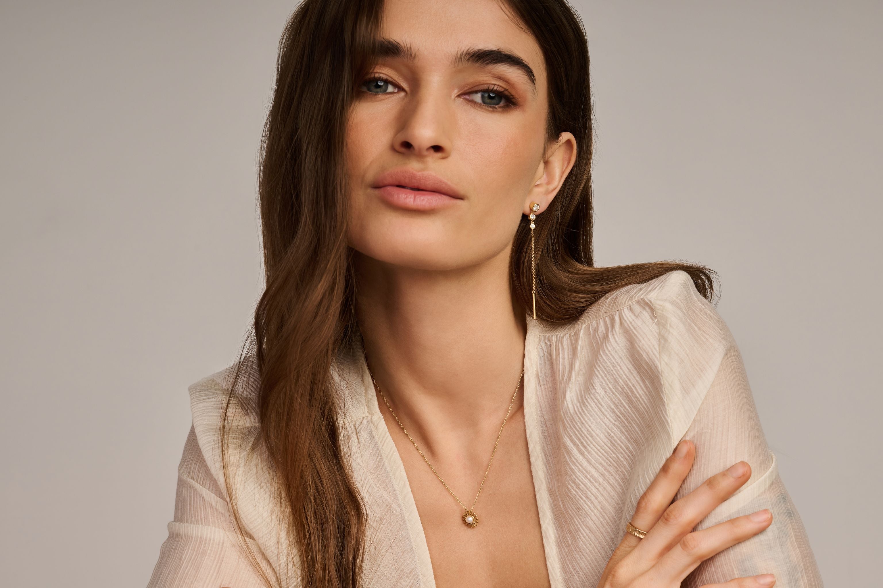 DAISY PENDANT GP/PEARL-2