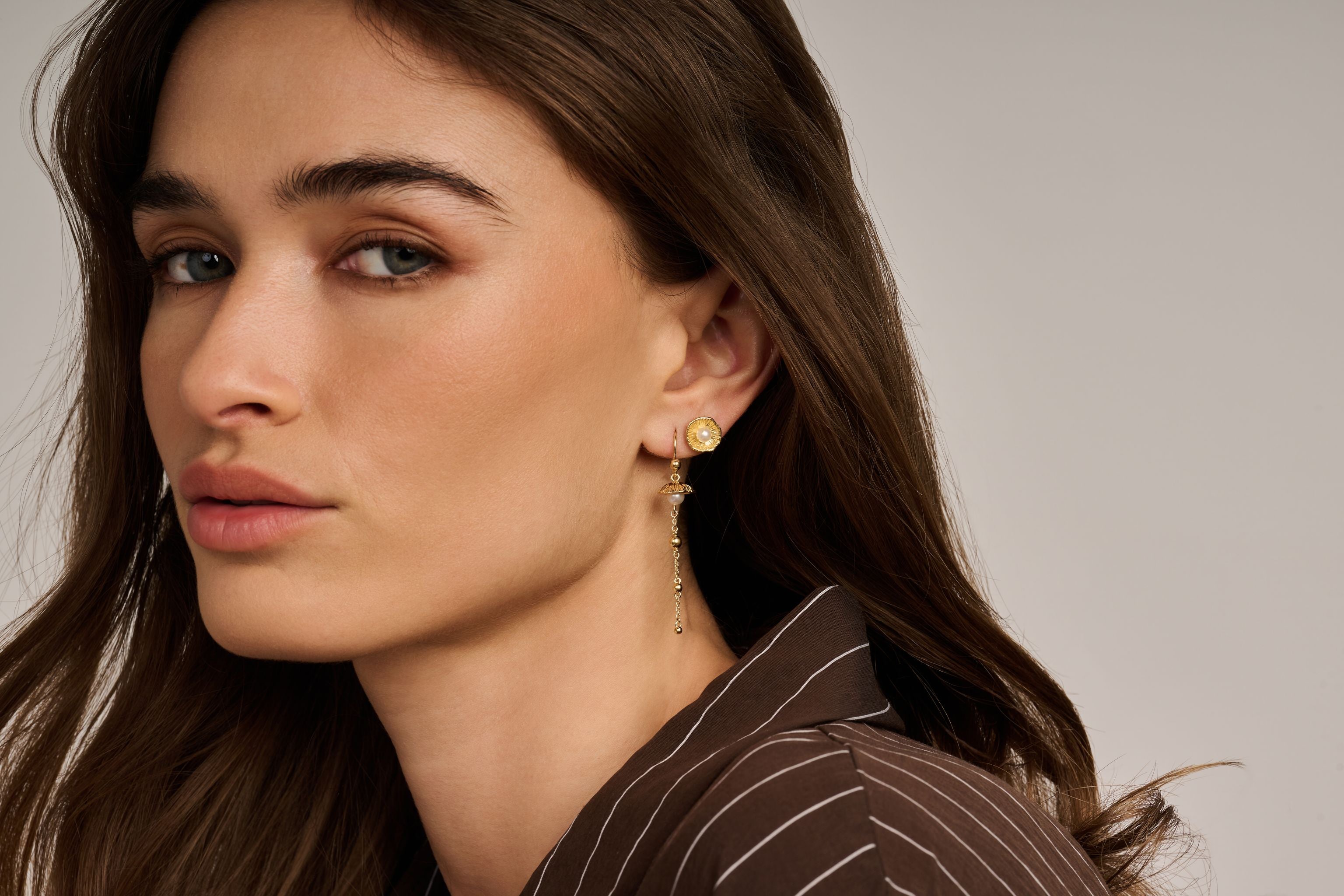 RIVALDI STUD RG/PEARL-2