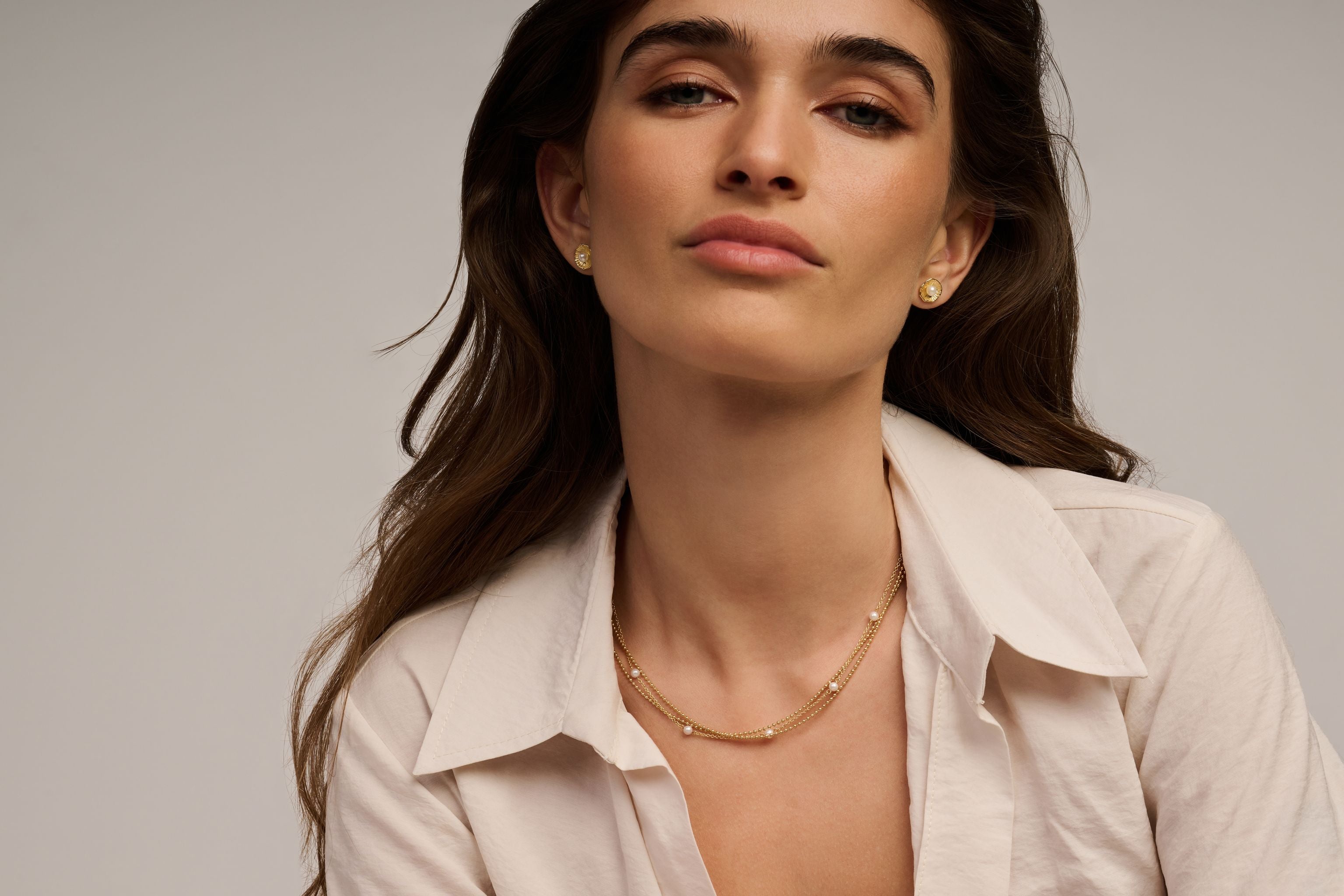 RIVALDI STUD GP/PEARL-3