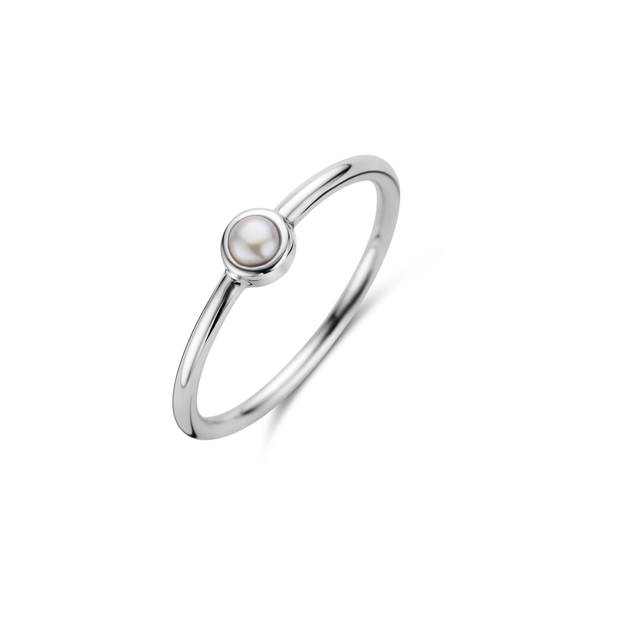 Pearl ring - sterlingsølv - ferskvandsperle-1