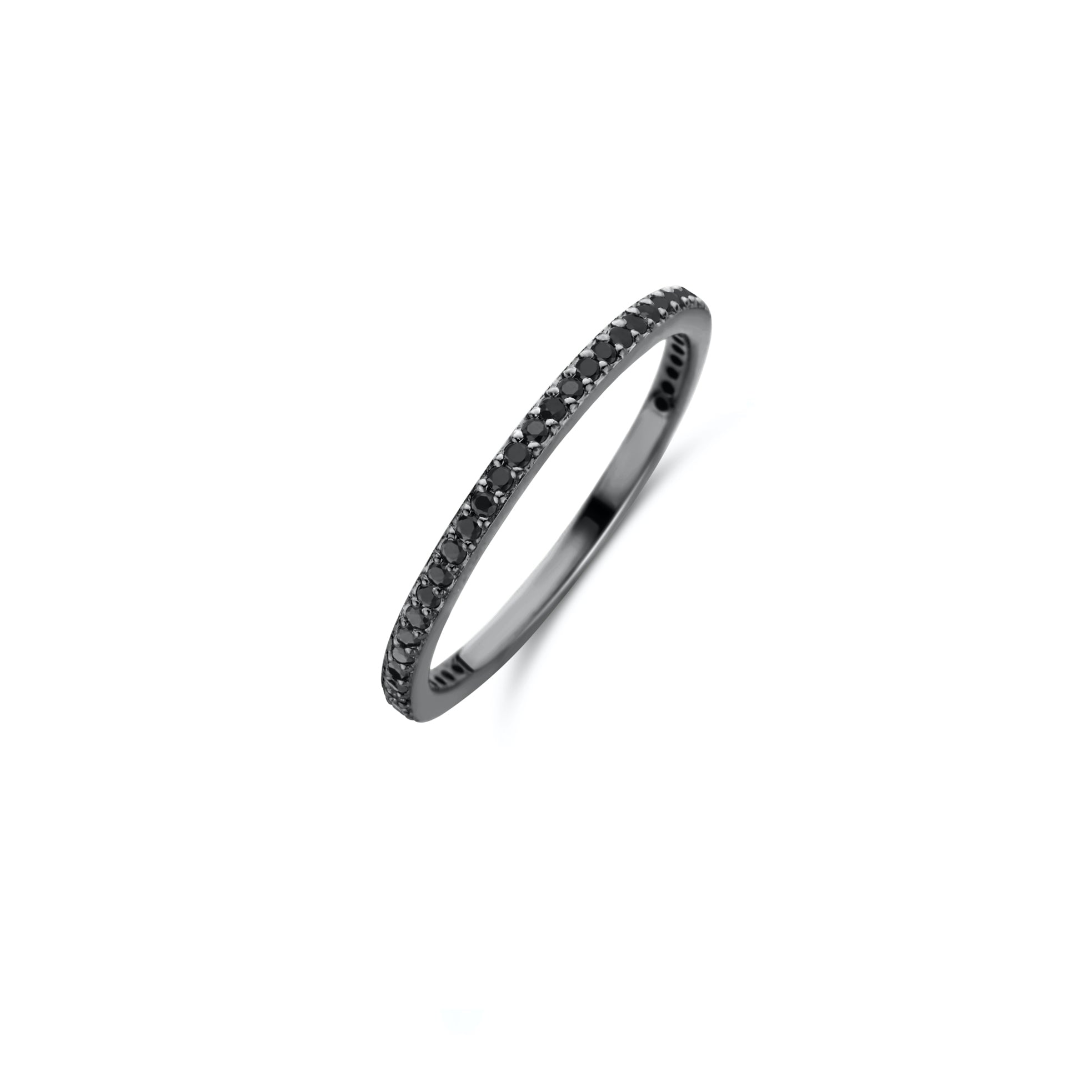 Chic polished ring 1,5 mm - sterlingsølv ruthineret-1